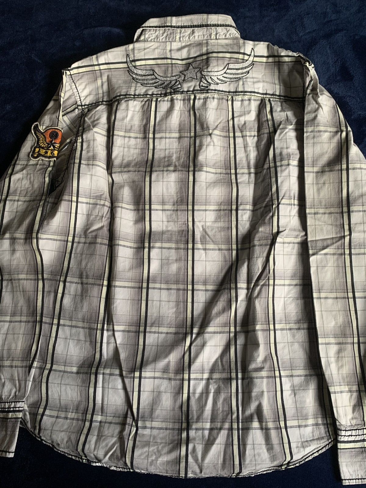 Other Buckle Mens Button Up Shirt Men Workwear Casual Old Vintage Size US L / EU 52-54 / 3 - 7 Thumbnail
