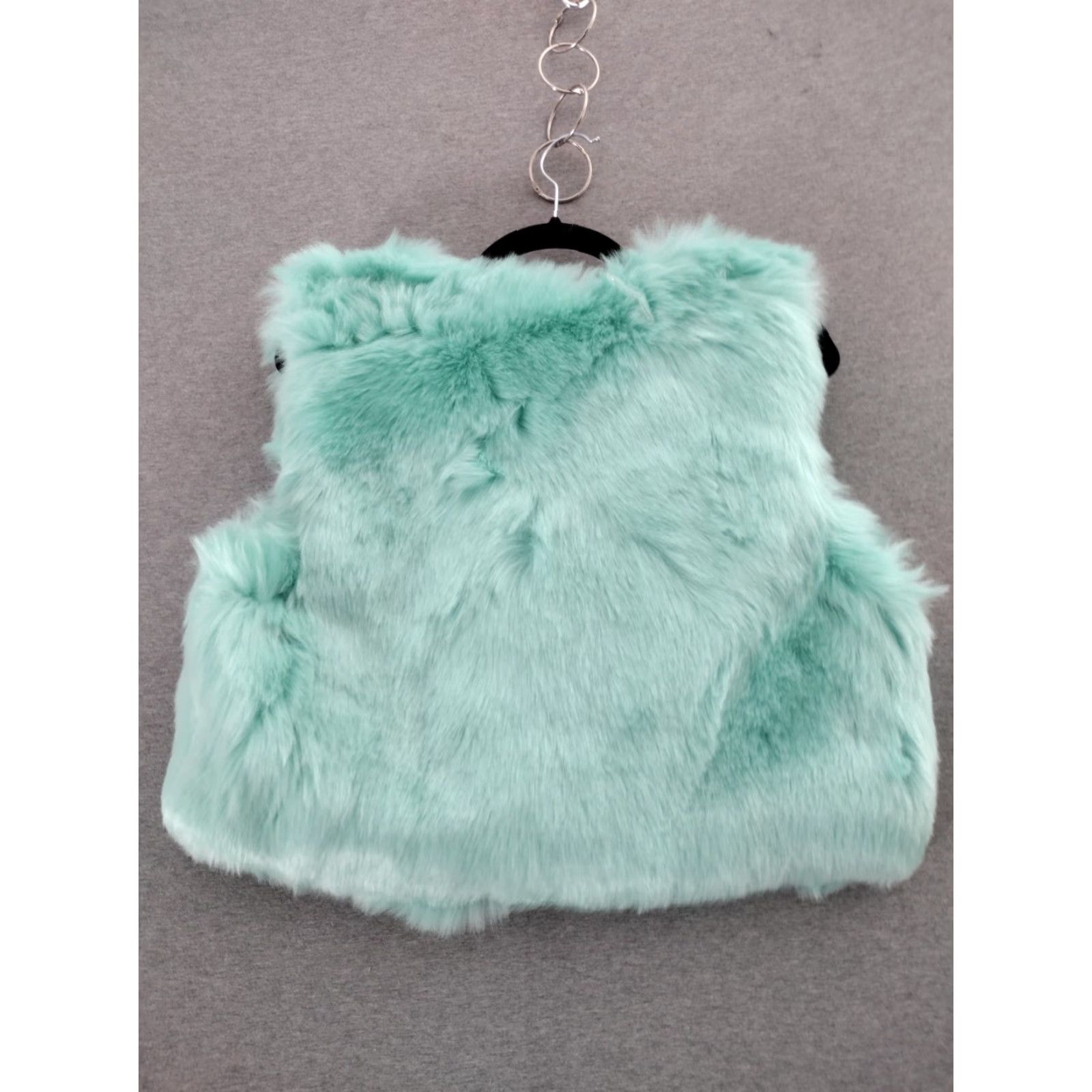 Vintage Codigo Women's Vest Casual Turquoise M/L Open Front 90s Mens Womens Bodywarmer Collared Vintage: No Size M / US 6-8 / IT 42-44 - 4 Thumbnail