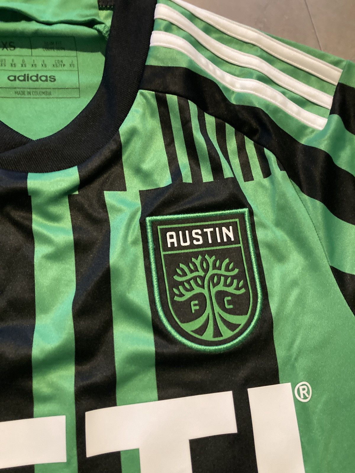 Adidas Adidas MLS Austin FC Yeti Green Black Soccer Jersey Men’s Size US XS / EU 42 / 0 - 4 Thumbnail
