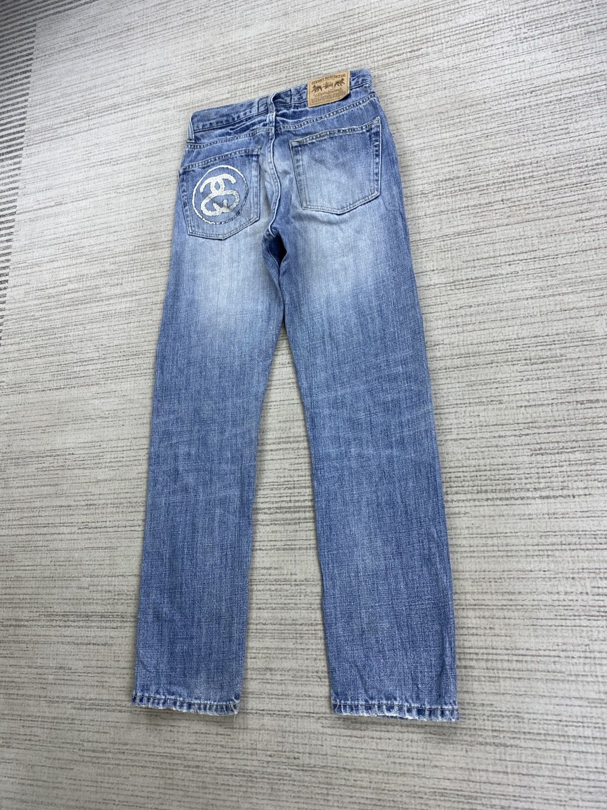 Stussy × Vintage Vintage 90s Stussy Garment Distressed Denim Jeans Size US 27 - 6 Thumbnail