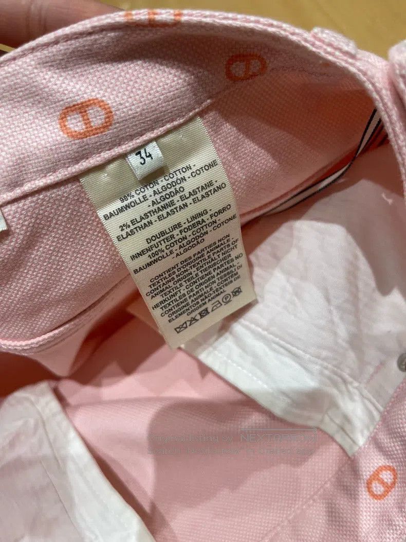 Hermes Hermes Pig nose pink half skirt/A-line skirt Size 42" / US 20 - 5 Thumbnail