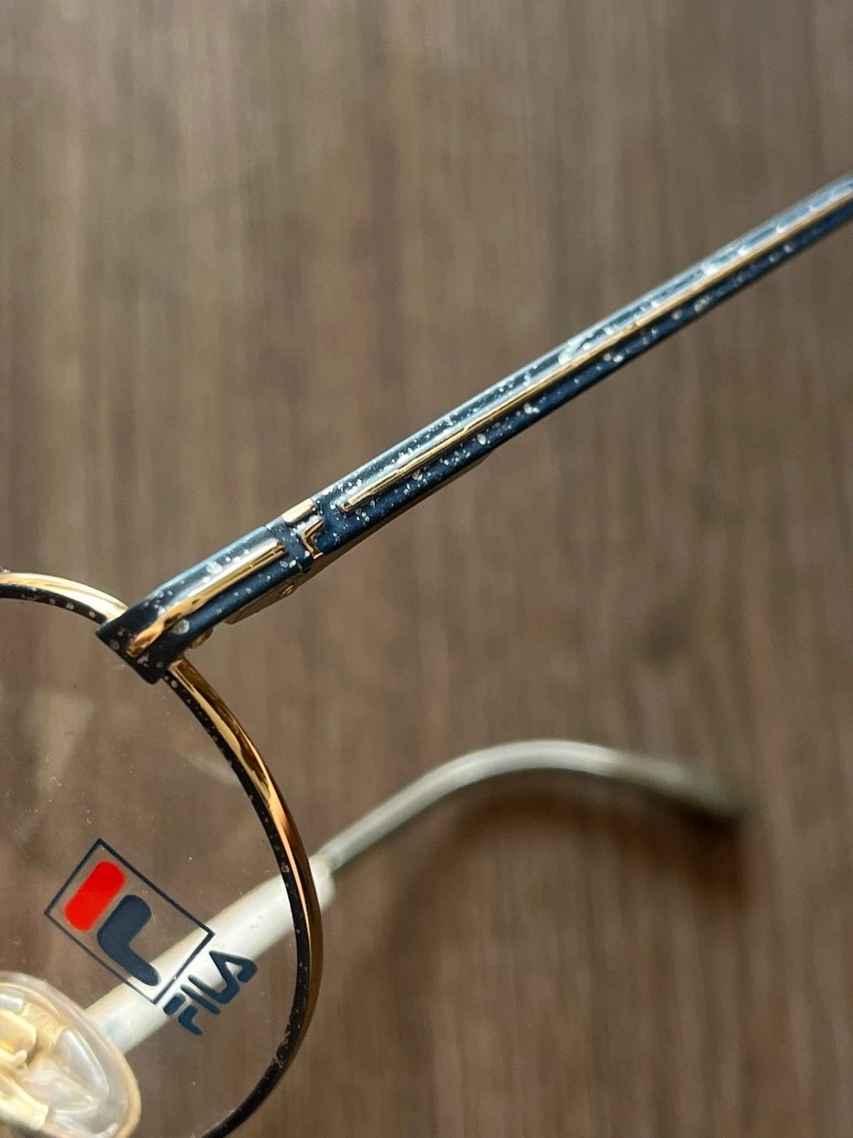 Fila FILA Eyeglass Frames Demo Lens Deadstock 6819 C 54-17 1980's Size ONE SIZE - 5 Thumbnail