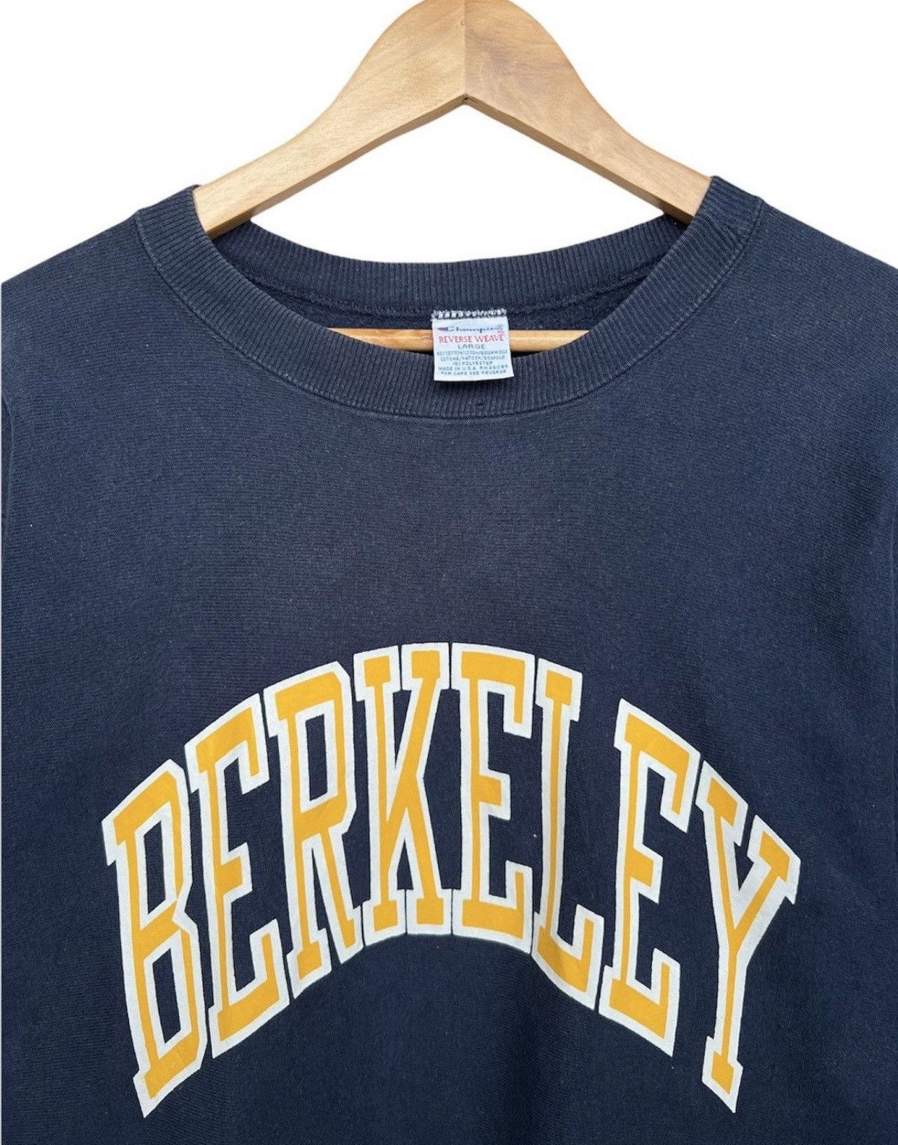 Champion Vintage 90s Berkeley Champion Reverse Weave State Sweatshirt Size US L / EU 52-54 / 3 - 4 Thumbnail