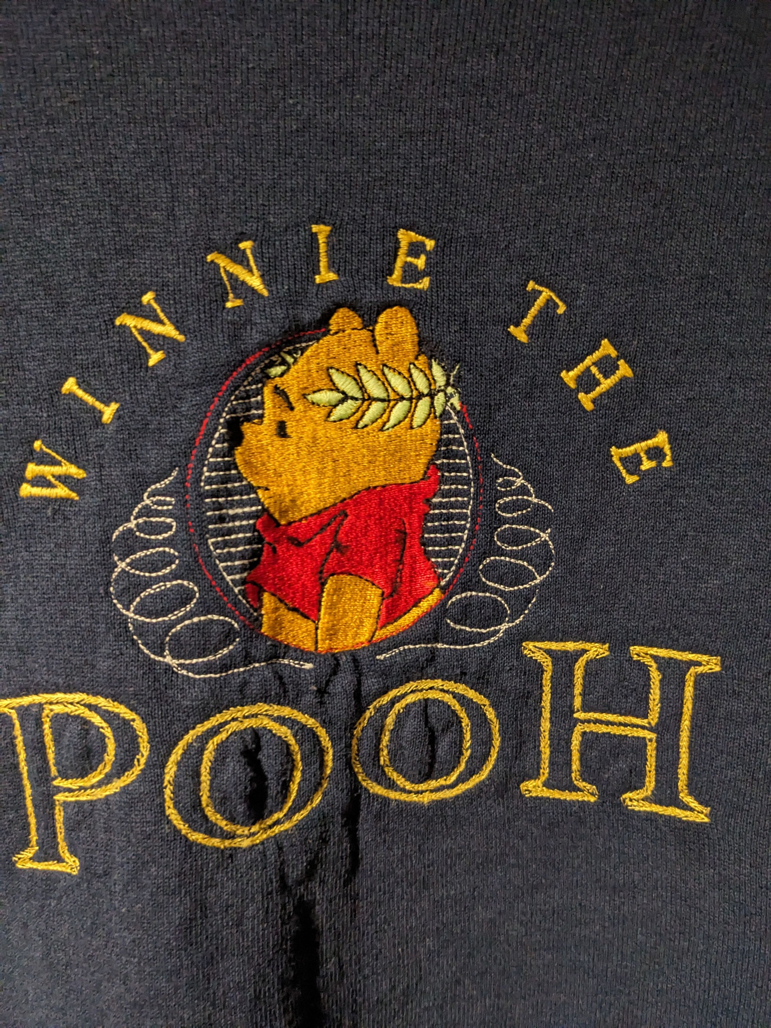 Disney × Vintage Vintage 90s Winnie the Pooh Greek Mythology God Sweatshirt Size US M / EU 48-50 / 2 - 2 Thumbnail