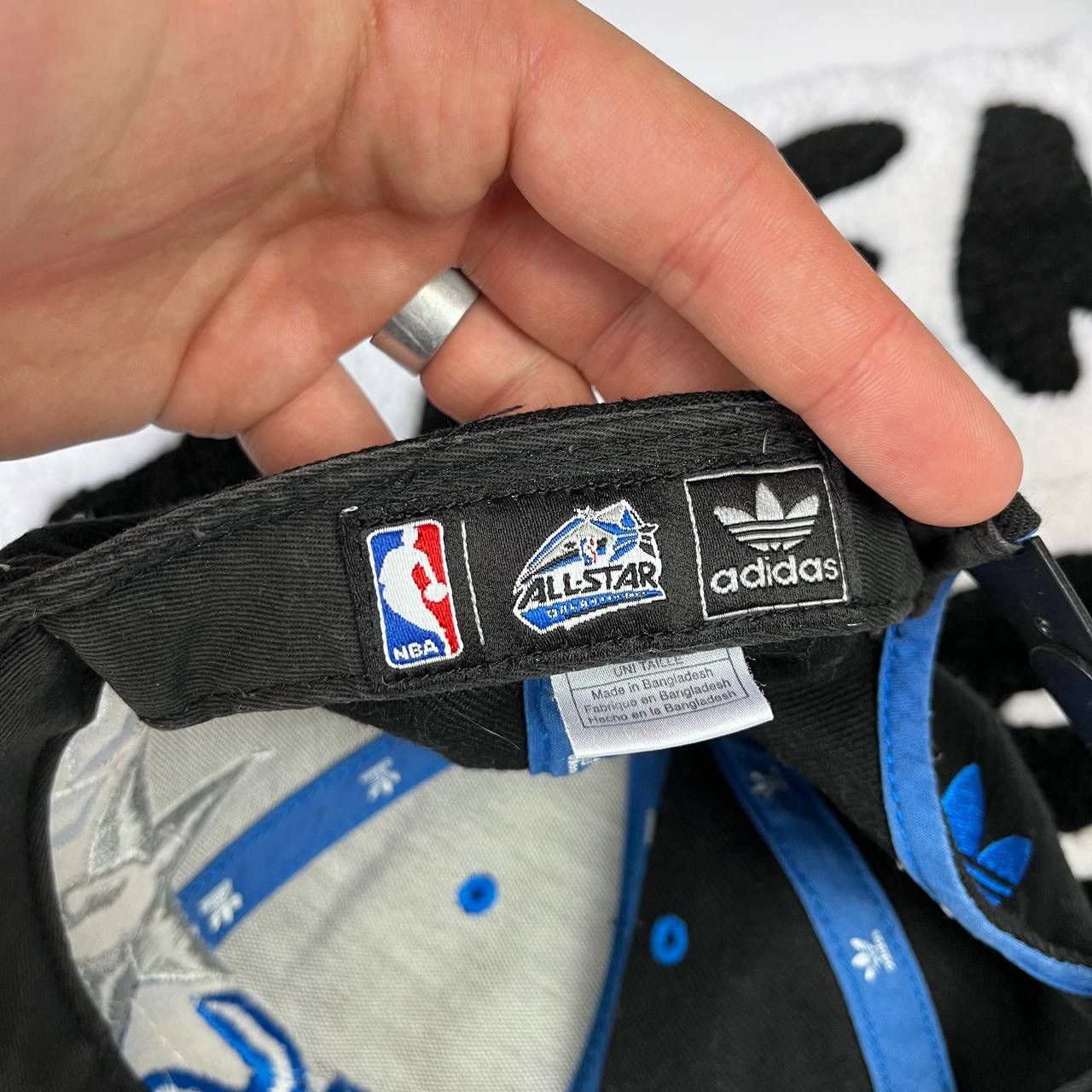 Adidas × NBA × Vintage Adidas AllStar Games NBA 2012 Cap Trucker Hat Snapback OS Size ONE SIZE - 8 Thumbnail