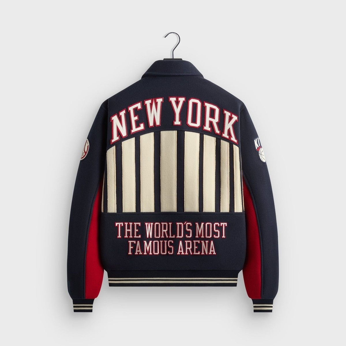 Kith Kith for NY Knicks Madison Square Garden Wool Varsity Jacket Size US XL / EU 56 / 4 - 4 Thumbnail