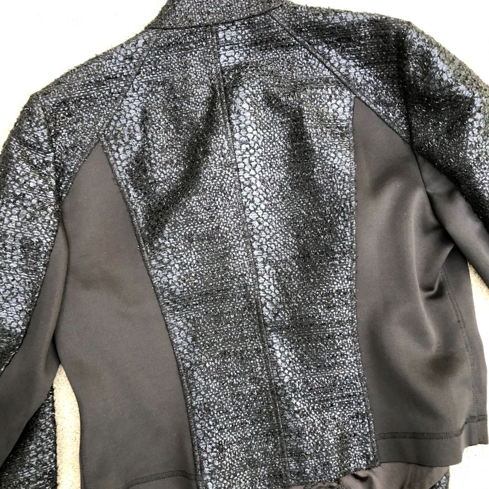 Vintage Rachel Roy Jacket Womens XL Black Motorcycle Women Full Zip Bike Size XL / US 12-14 / IT 48-50 - 3 Thumbnail