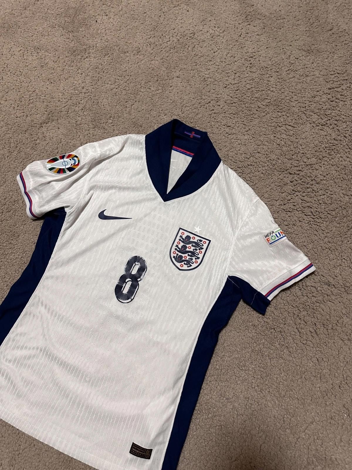 Nike #8 ARNOLD Nike England 2024/25 Home Football Shirt Sz S Size ONE SIZE - 4 Thumbnail