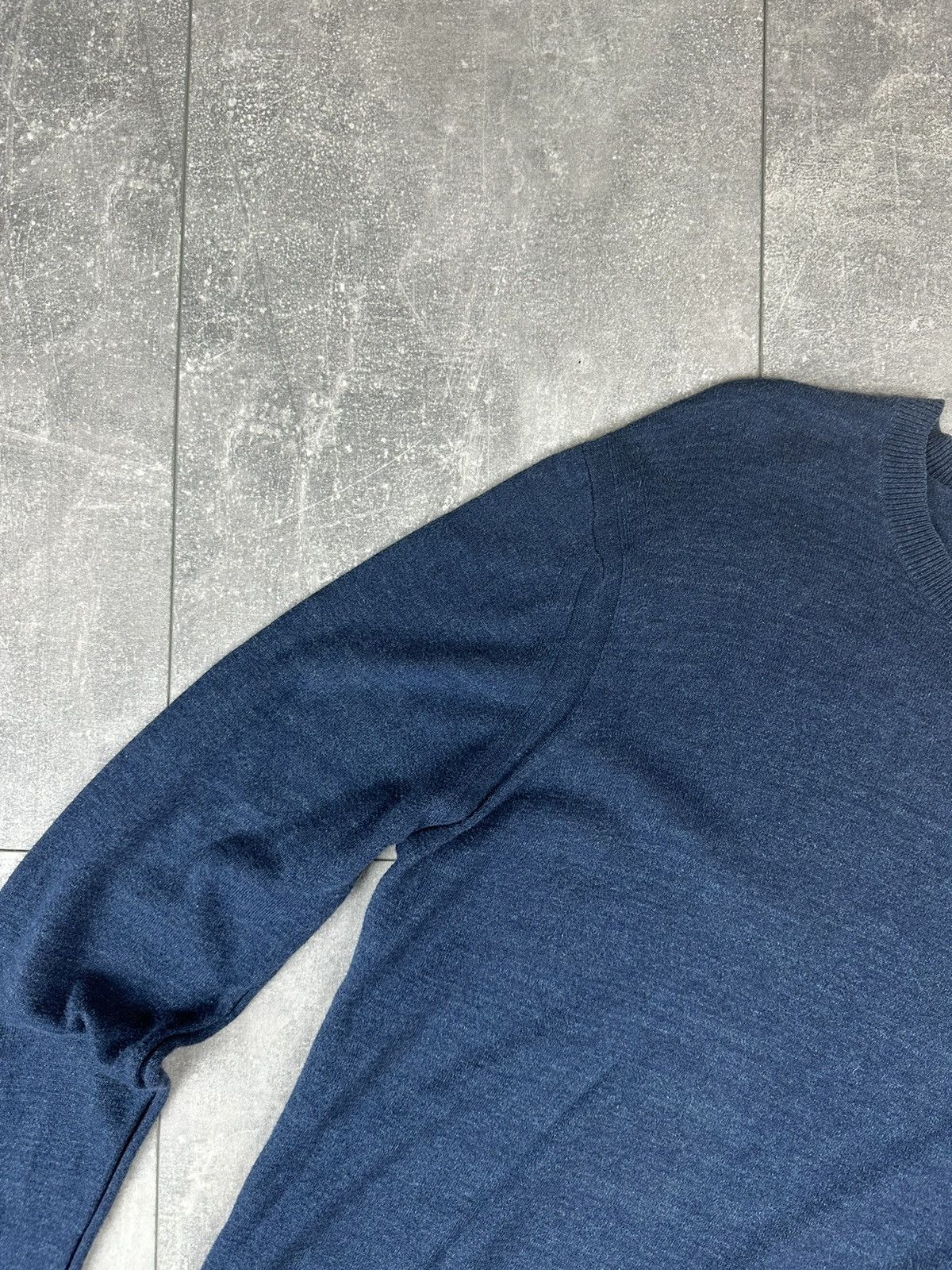 Allsaints Allsaints Small Logo Blue Crew Neck Sweater Size US M / EU 48-50 / 2 - 5 Thumbnail