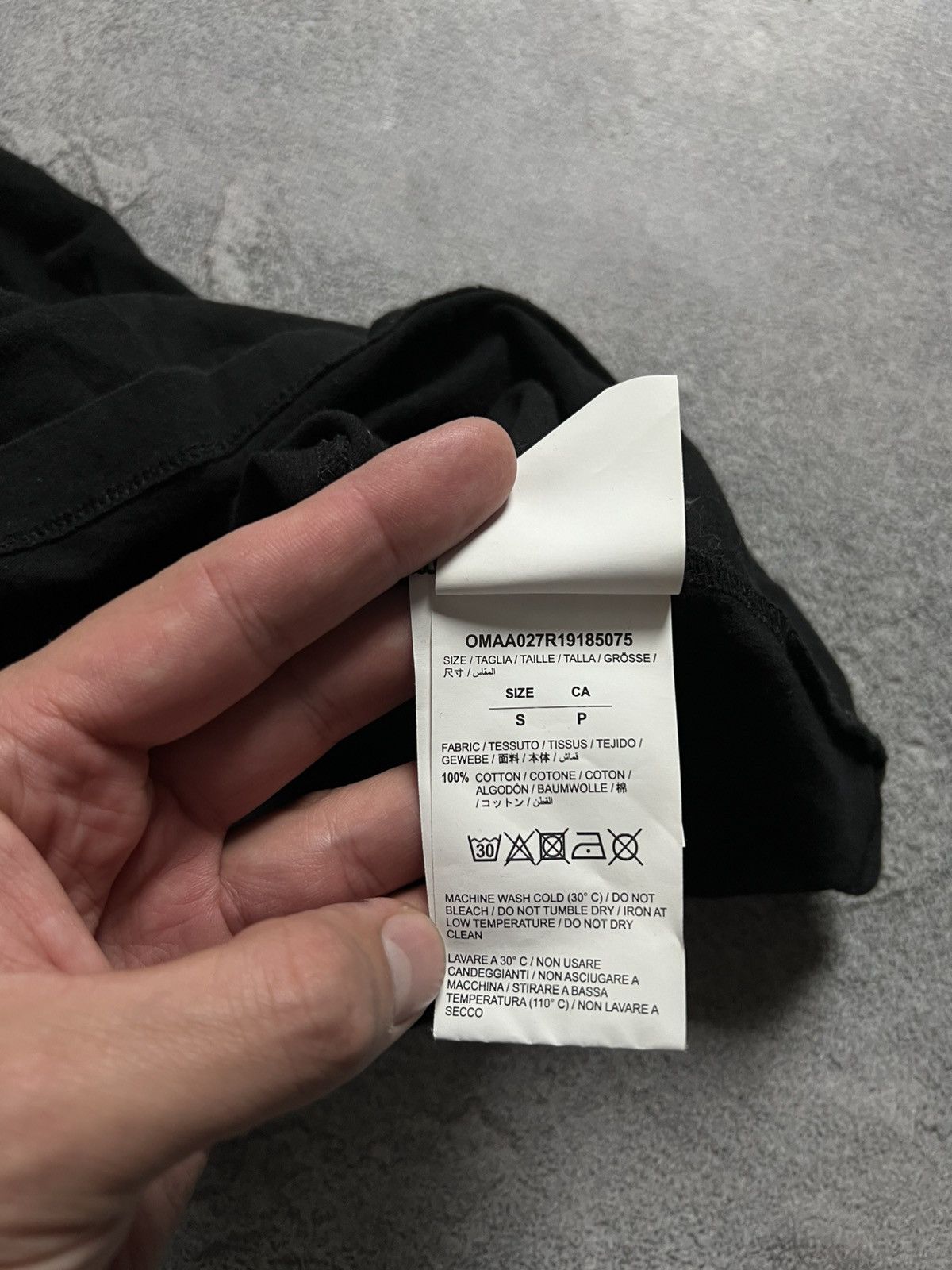Off-White Off-White Washed Black 3D Arrows Big Logo T-Shirt Size S Size US S / EU 44-46 / 1 - 7 Thumbnail