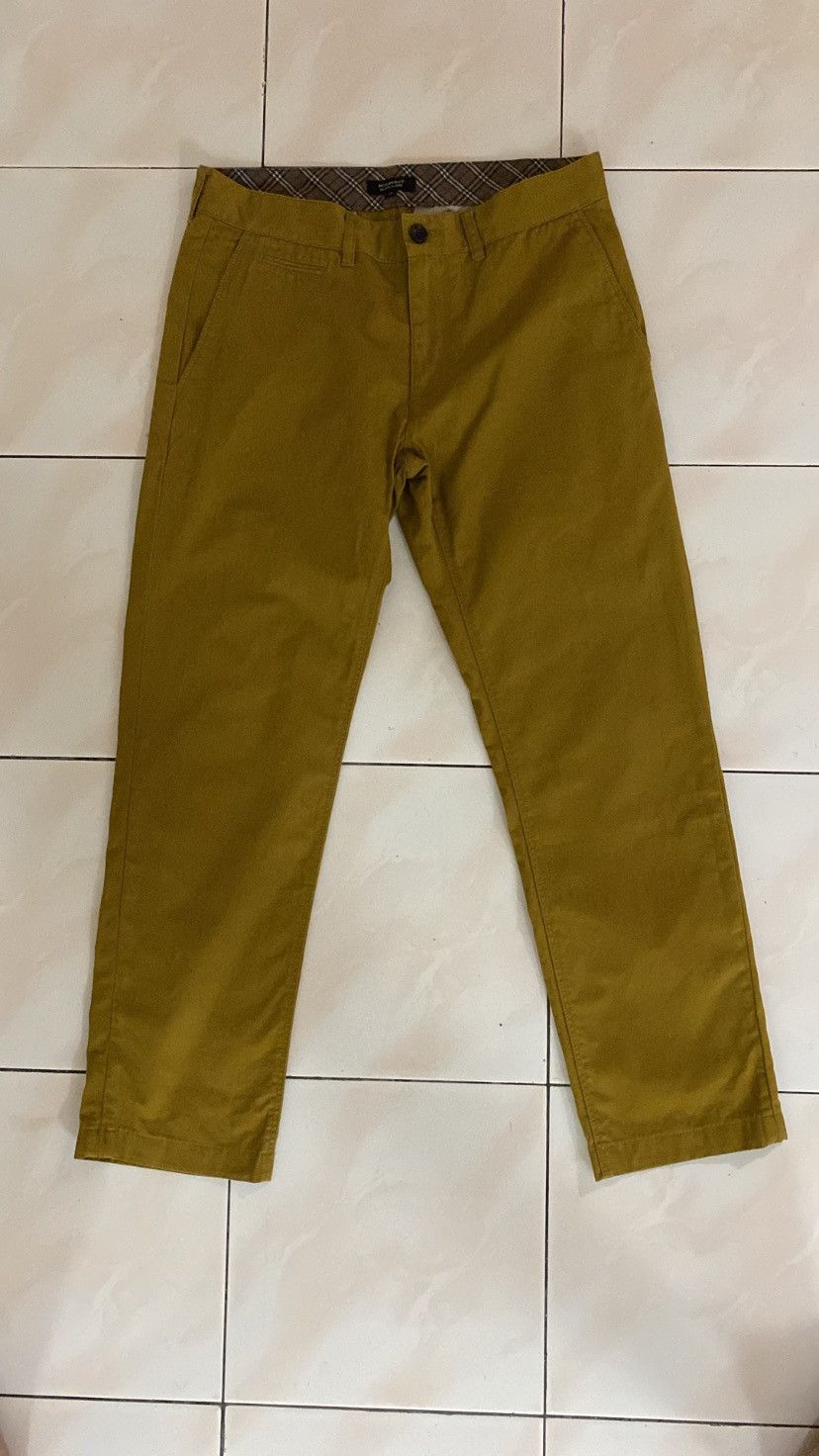 Burberry × Burberry Prorsum × Vintage Burberry Black Label Yellow Mustard Pant Size US 33 - 2 Thumbnail