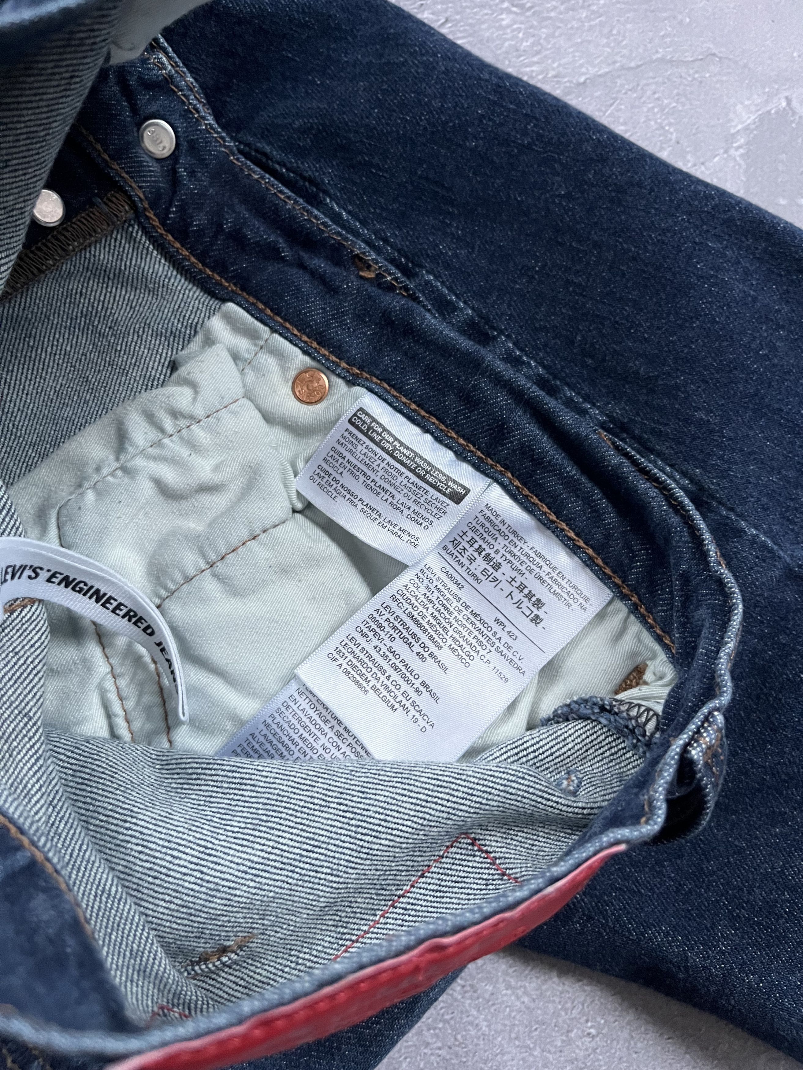 Engineered Garments × Levi's Levis Engineered Jeans Twisted Leg LEJ 512 Premium Denim Size US 32 / EU 48 - 7 Thumbnail