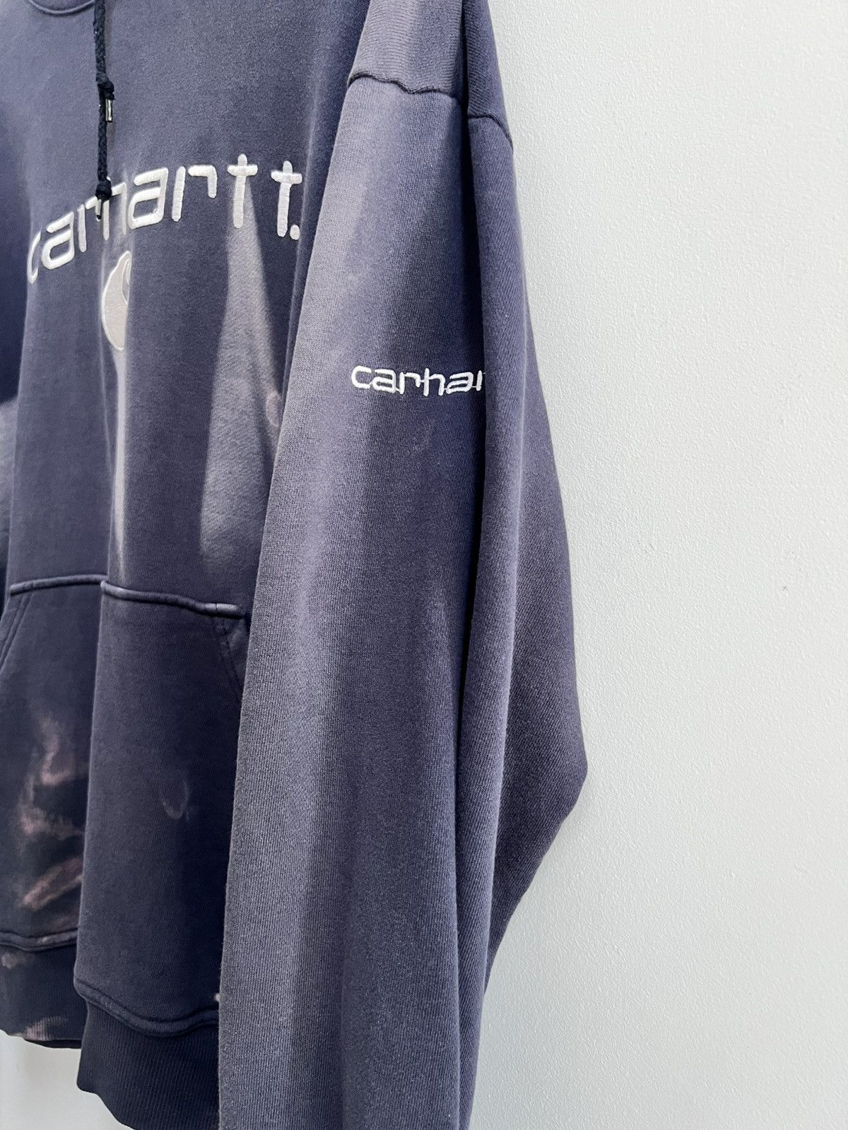 Carhartt Vintage Distressed Sunfaded Carhartt Swearshirt Size US L / EU 52-54 / 3 - 4 Thumbnail