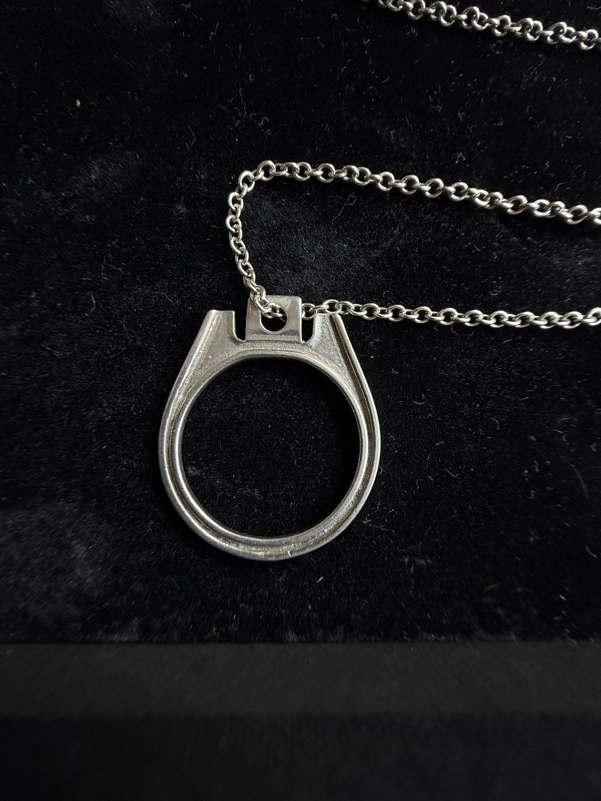 Raf Simons Soda Can Tab Necklace Silver Sterling Charm pendant Size ONE SIZE - 4 Thumbnail