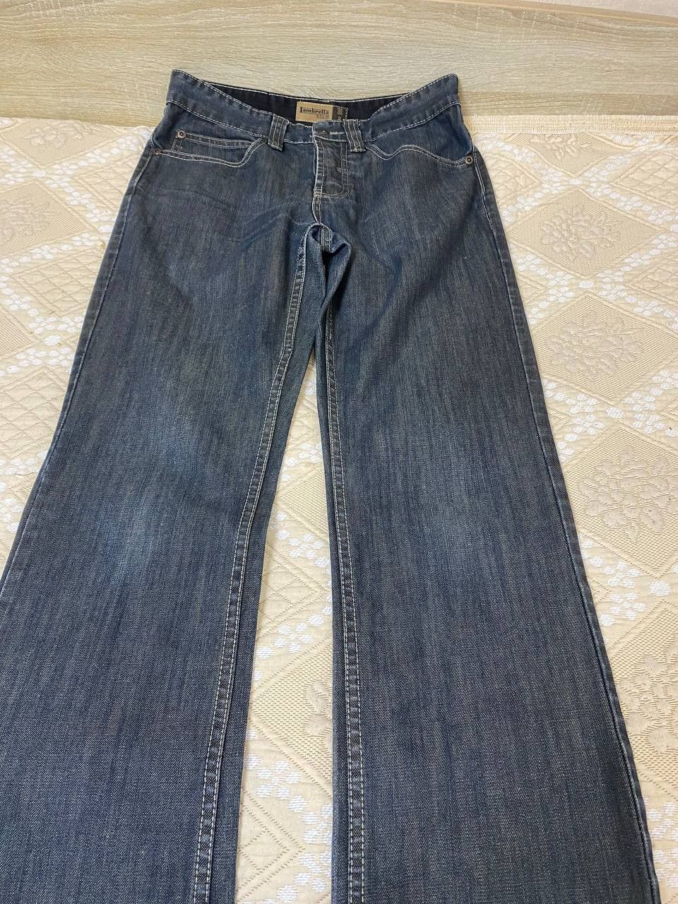 Lambretta 🔥 Lambretta Vintage Baggy Jeans Big Logo Drill Streetwear Size US 30 / EU 46 - 8 Thumbnail