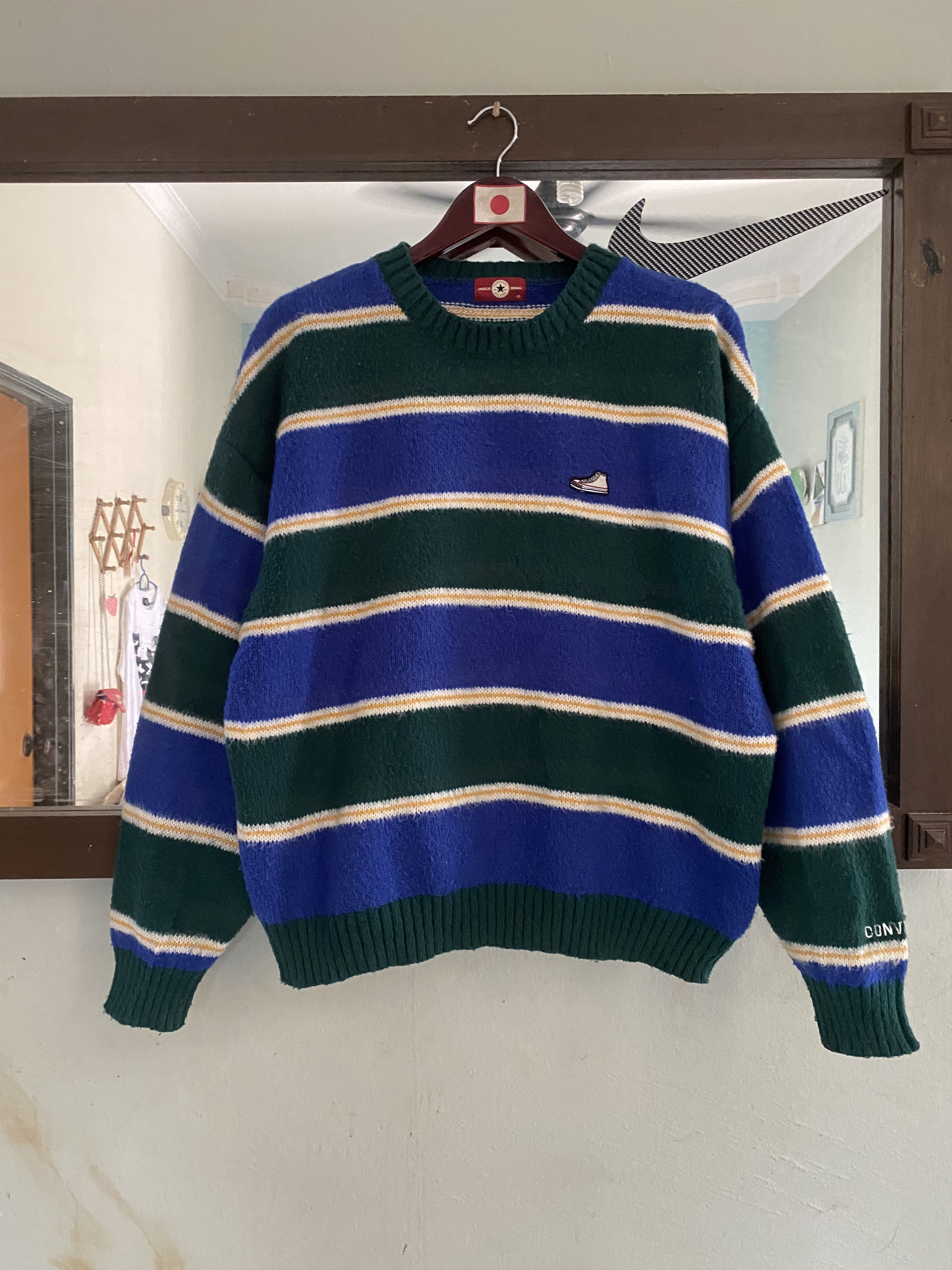 Converse Vintage Converse Knitwear M/L Size Sweater Size US M / EU 48-50 / 2 - 1 Thumbnail
