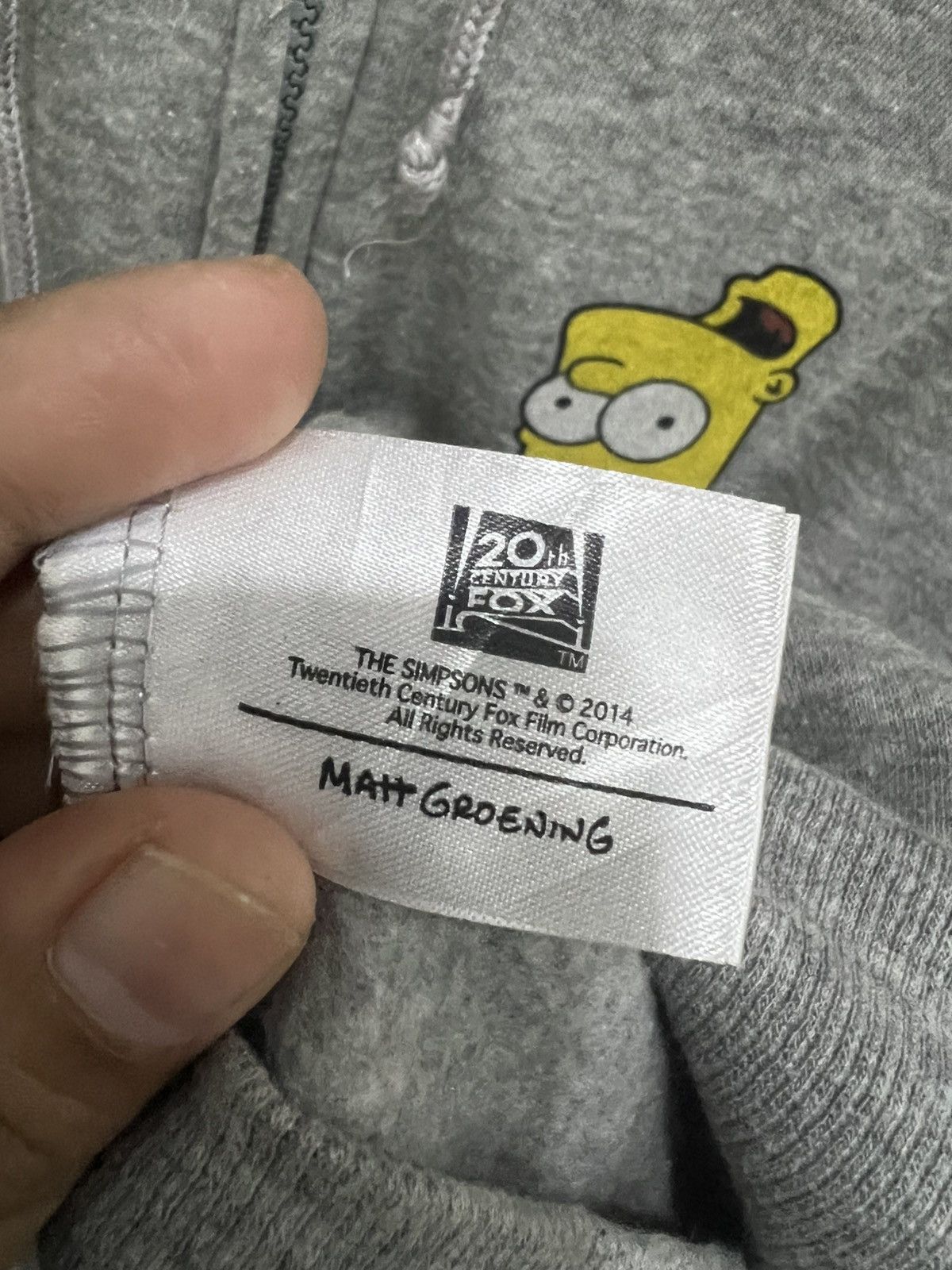 The Simpsons The Simpsons Full Printed Zipper Pullover Hooded Sweater Size US M / EU 48-50 / 2 - 7 Thumbnail