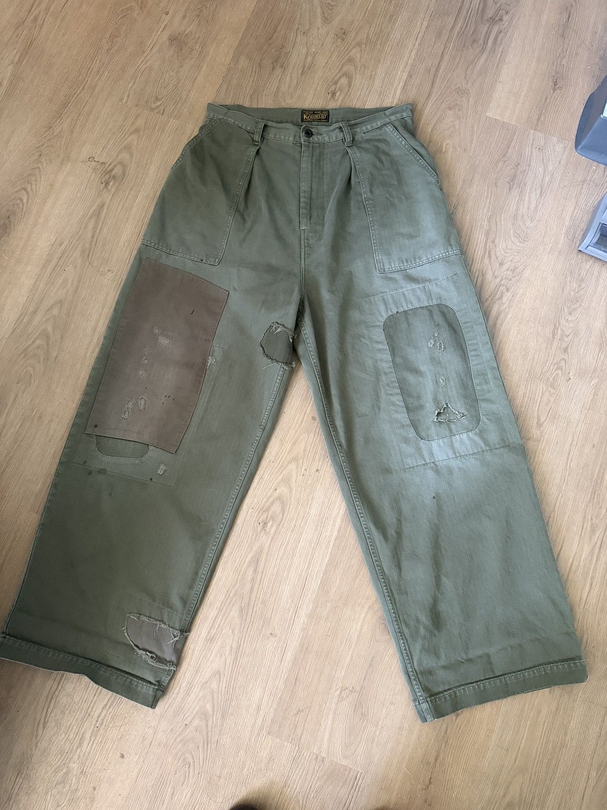 Kapital Kapital Herringbone Baggy Pants Size US 34 / EU 50 - 1 Thumbnail