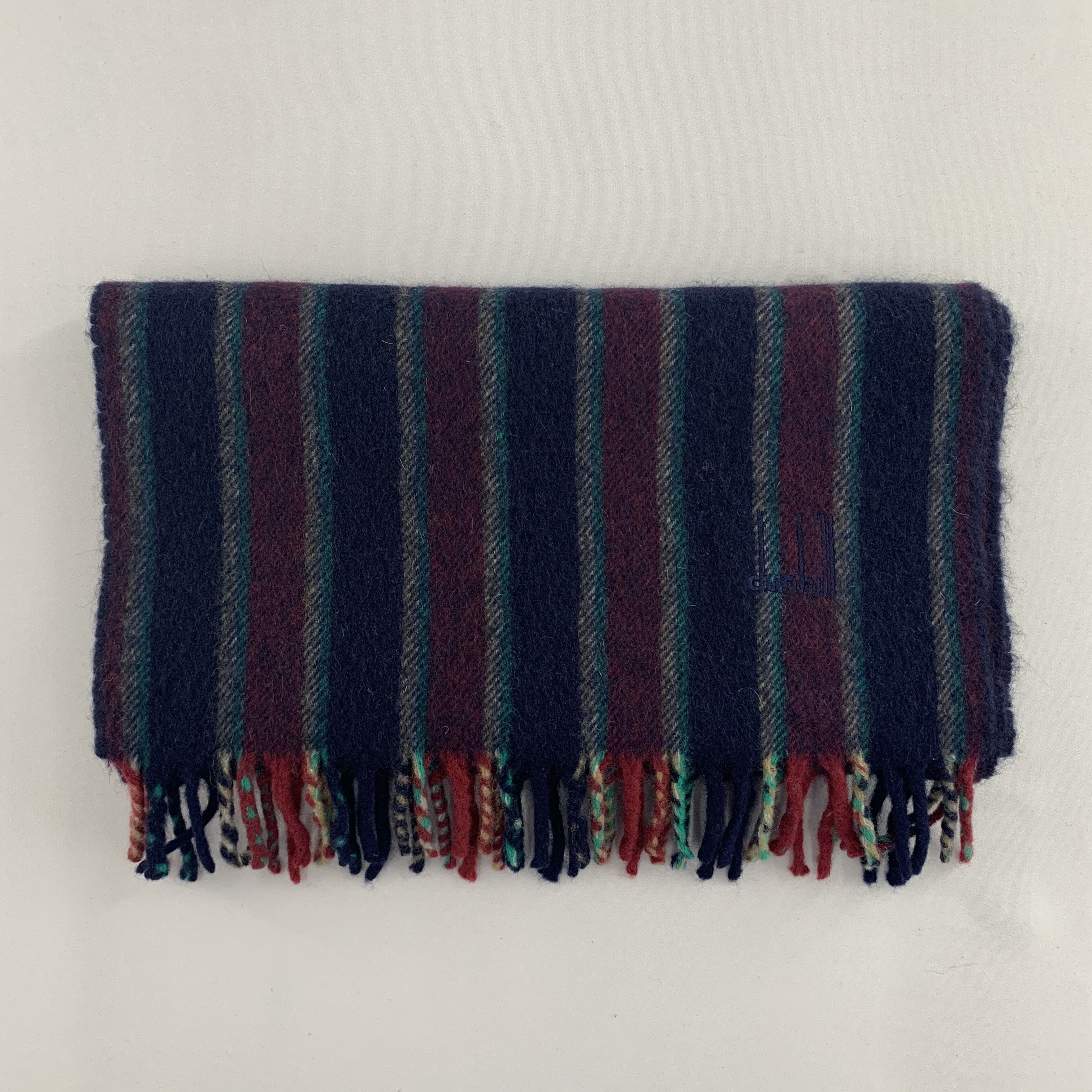 Alfred Dunhill Dunhill Scarf Cashmere Muffler Neck Wrap BL4354 Size ONE SIZE - 3 Thumbnail
