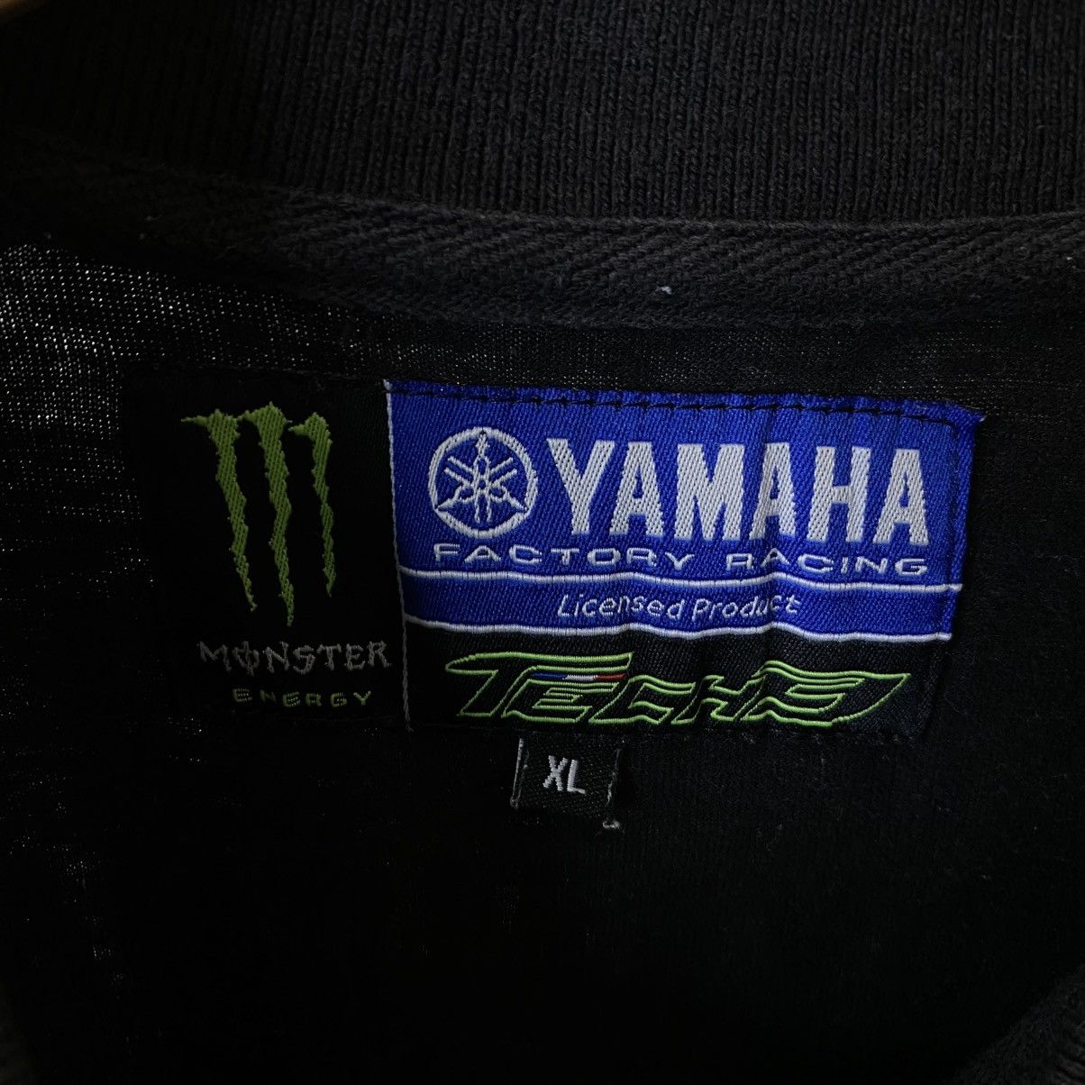 Yamaha Vintage Y2K Yamaha Factory Racing x Monster Racing Polo Tee Size US L / EU 52-54 / 3 - 6 Thumbnail
