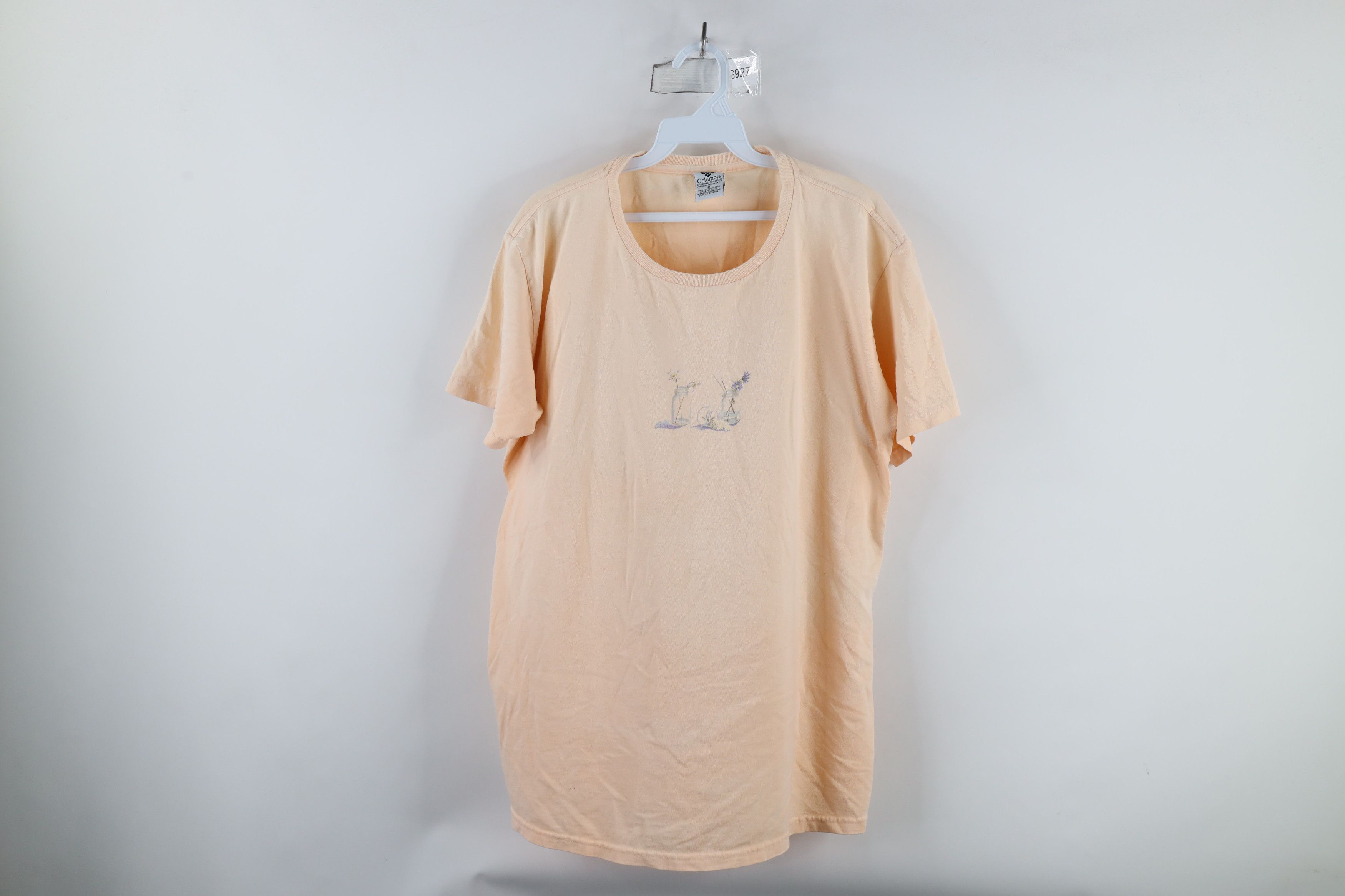 Columbia × Vintage Vintage 90s Columbia Faded Flower Short Sleeve T-Shirt Size XL / US 12-14 / IT 48-50 - 1 Thumbnail