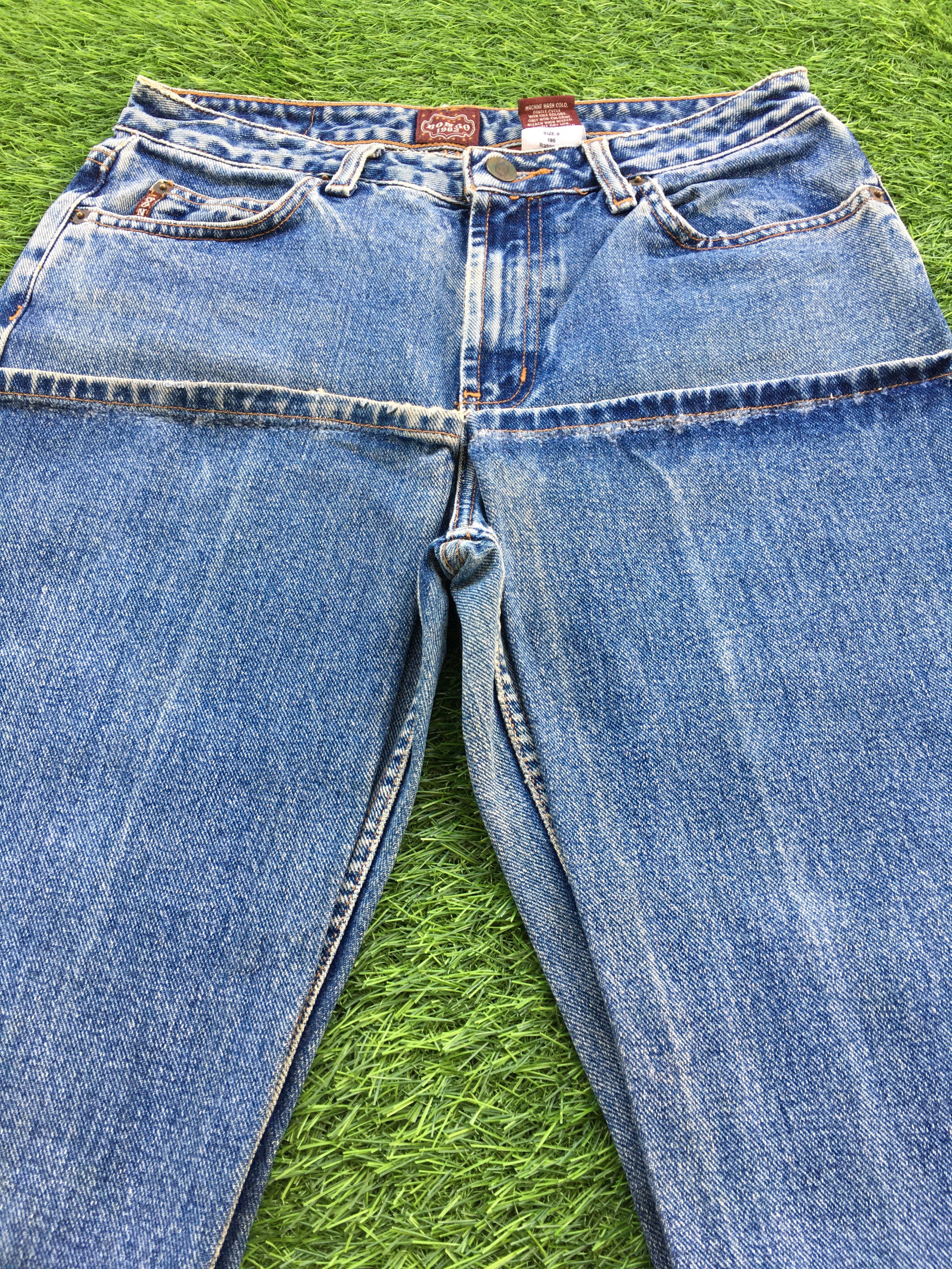 Designer × Jean × Vintage Bongo Low Waisted Flared Jeans D-1000 Size 26" / US 2 / IT 38 - 5 Thumbnail