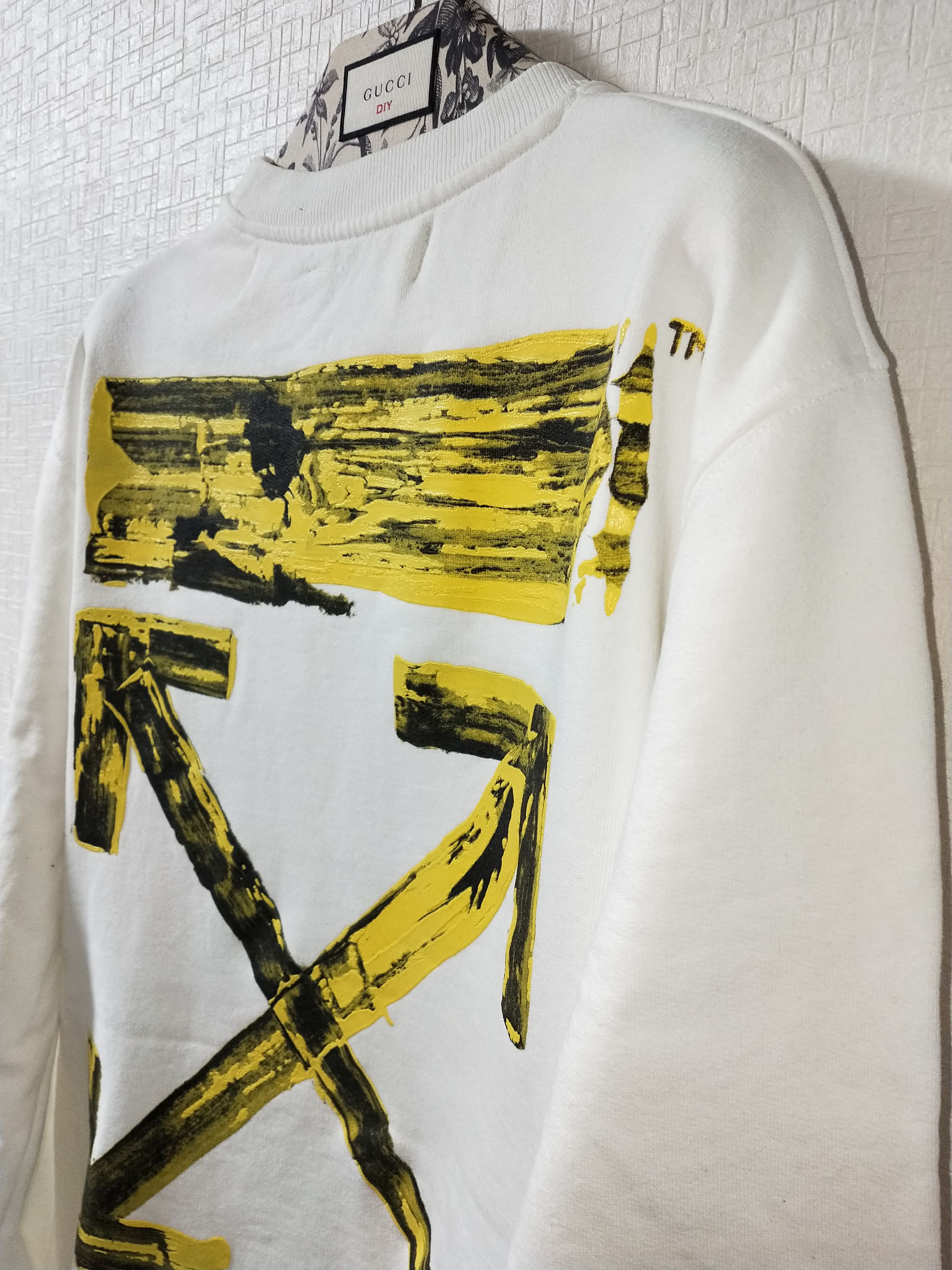 Off-White Acrylic Arrow Sweatshirt Size US M / EU 48-50 / 2 - 3 Thumbnail