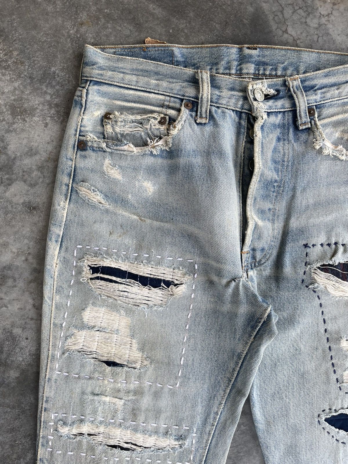 Levi's VTG 80s Levi's 501 Redline #524 #boro Size US 30 / EU 46 - 2 Thumbnail