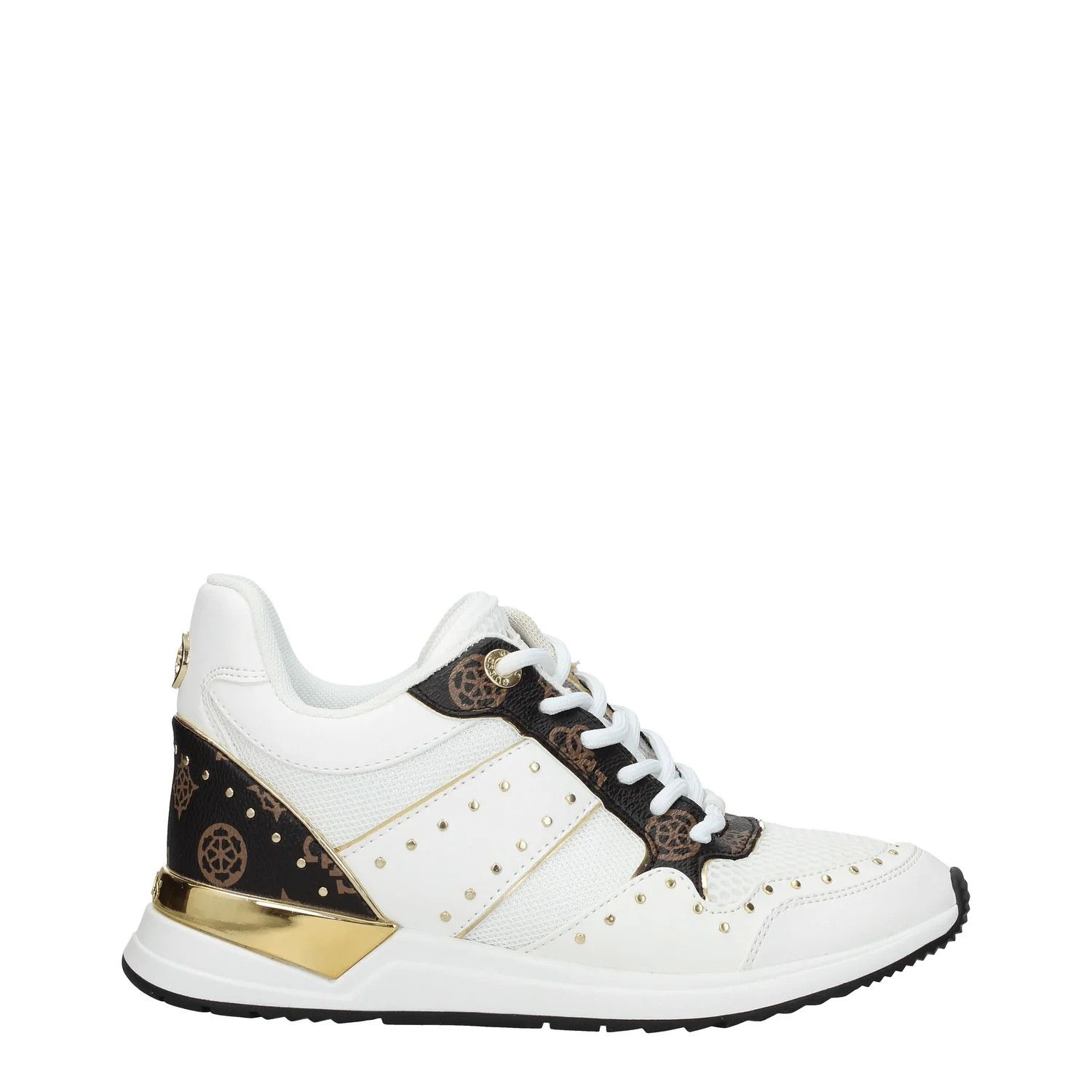Guess ob1o1e1124 Polyurethane Sneakers in White/ Brown Size US 9 / IT 39 - 1 Thumbnail