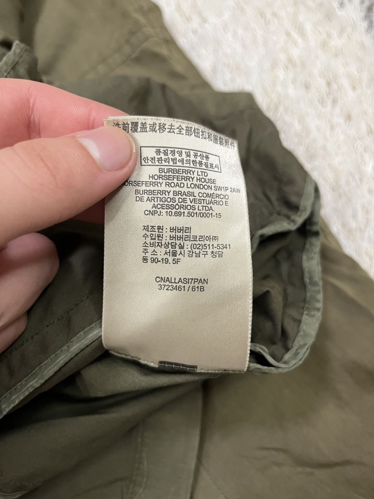 Burberry Burberry Brit Jacket Khaki Double-Breasted Belted Trench Size XS / US 0-2 / IT 36-38 - 9 Thumbnail