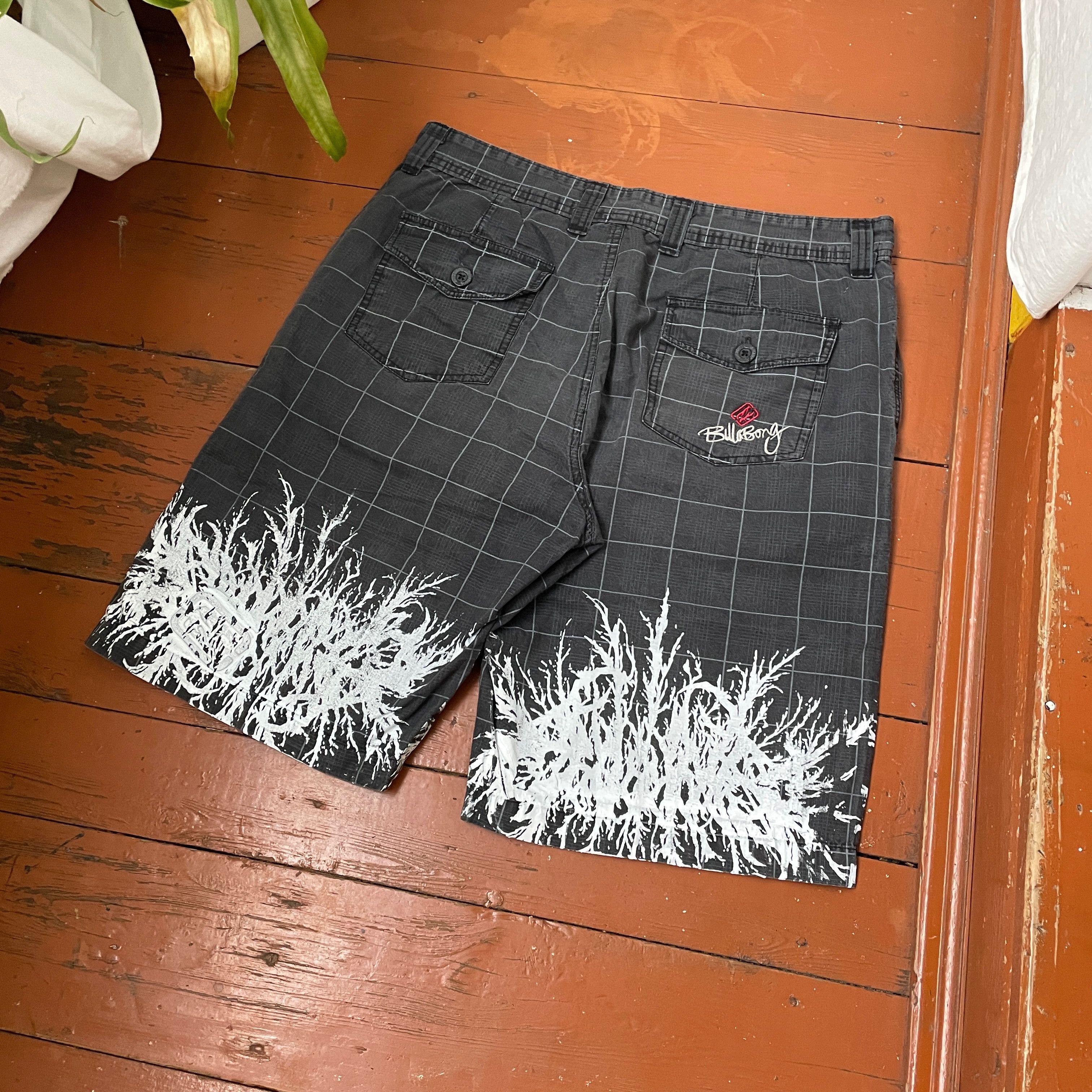 Billabong Billabong shorts check custom grunge opium y2k 1of1 surf Size US 34 / EU 50 - 3 Thumbnail