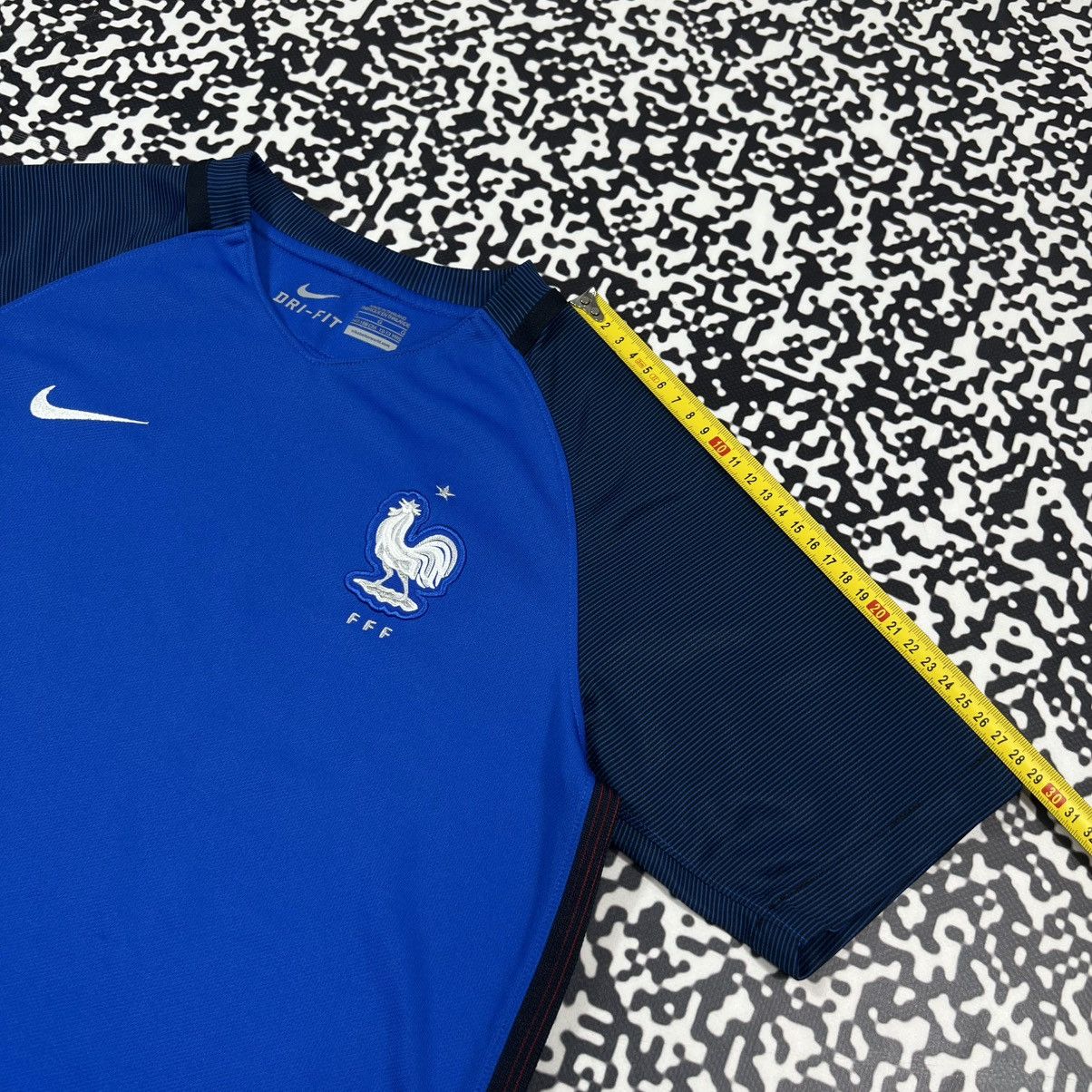 Nike Vintage Y2K Nike France Soccer Blokecore Style Jersey Tshirt Size S / US 4 / IT 40 - 18 Thumbnail