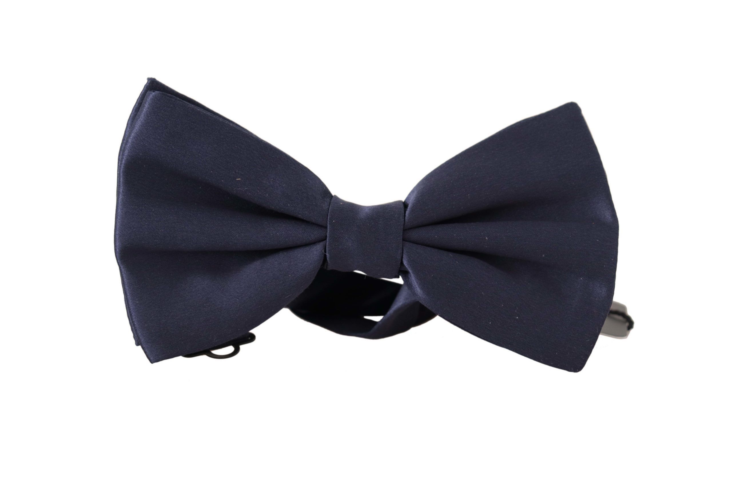 Dolce & Gabbana Elegant Sapphire Silk Bow Men's Tie Size ONE SIZE - 1 Thumbnail