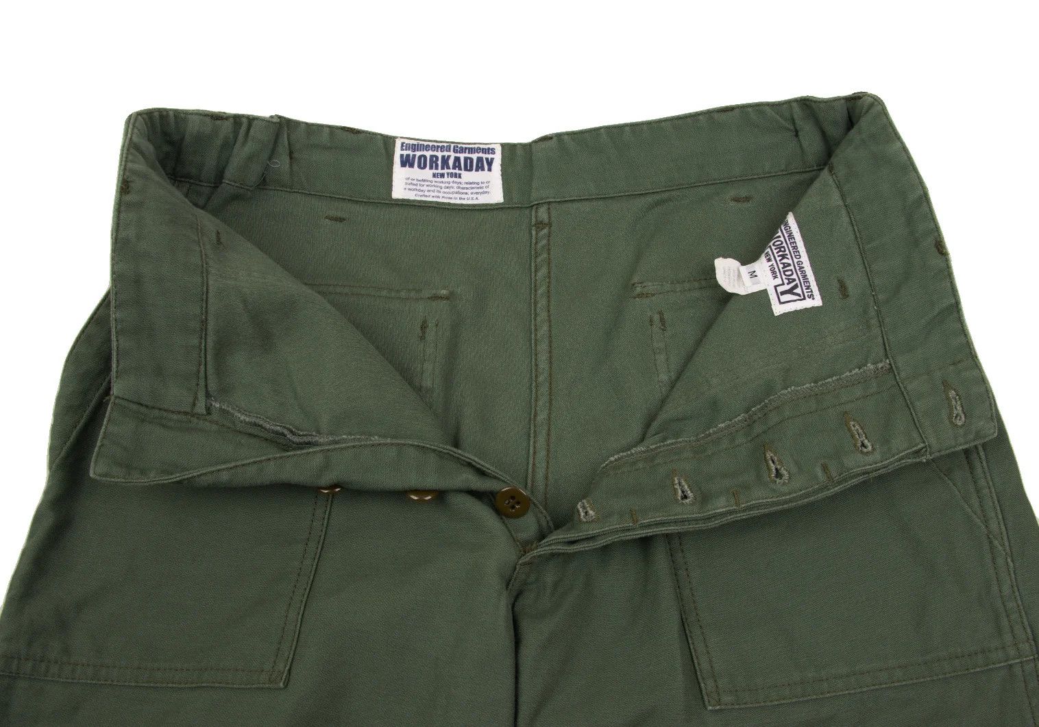 Engineered Garments Double Stitch Military Pants in Green, Size M Size US 34 / EU 50 - 7 Thumbnail