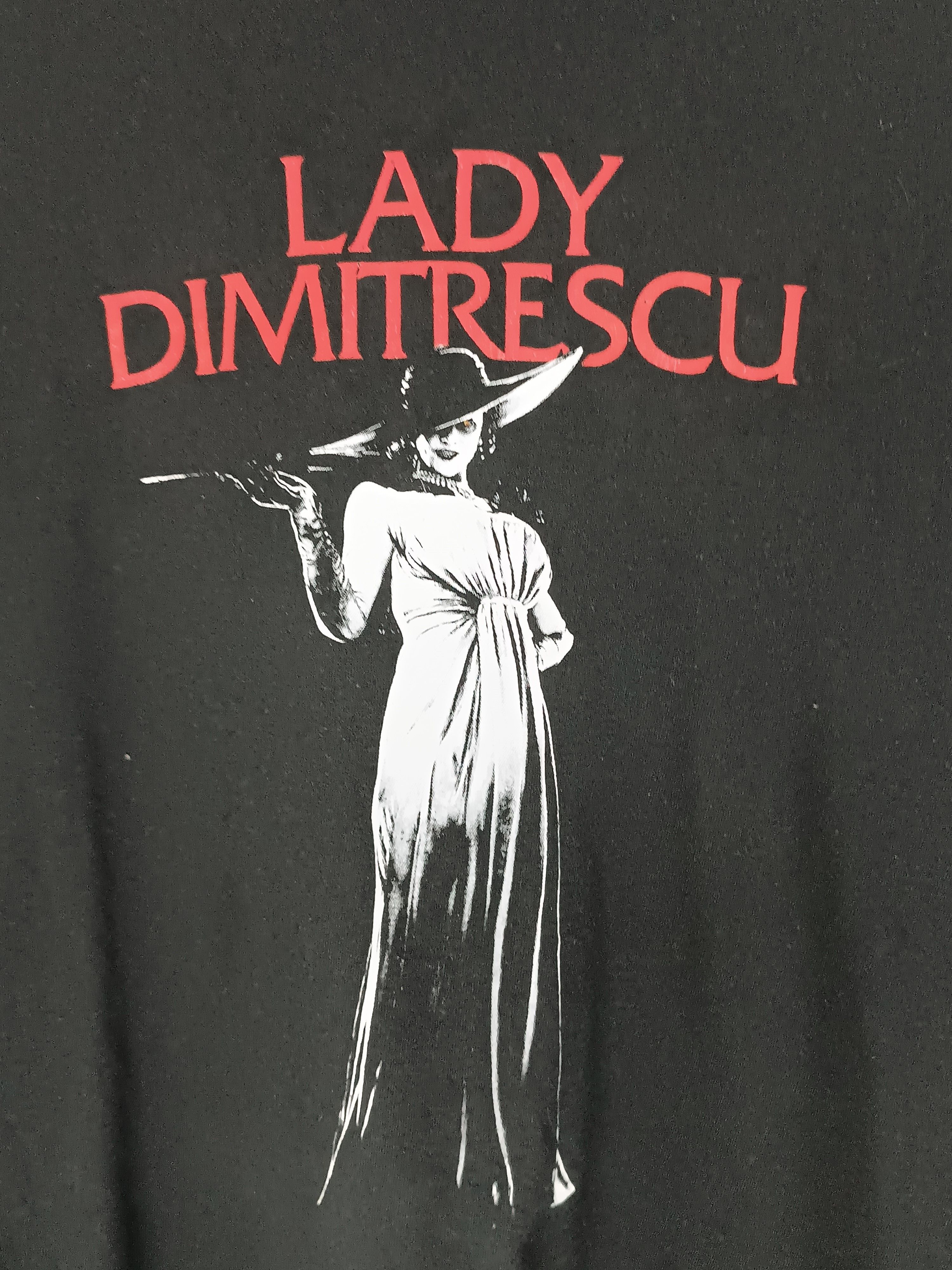 Microsoft RESIDENT EVIL VILLAGE LADY DIMITRESCU VILLAIN VERY RARE TEE Size US L / EU 52-54 / 3 - 10 Thumbnail