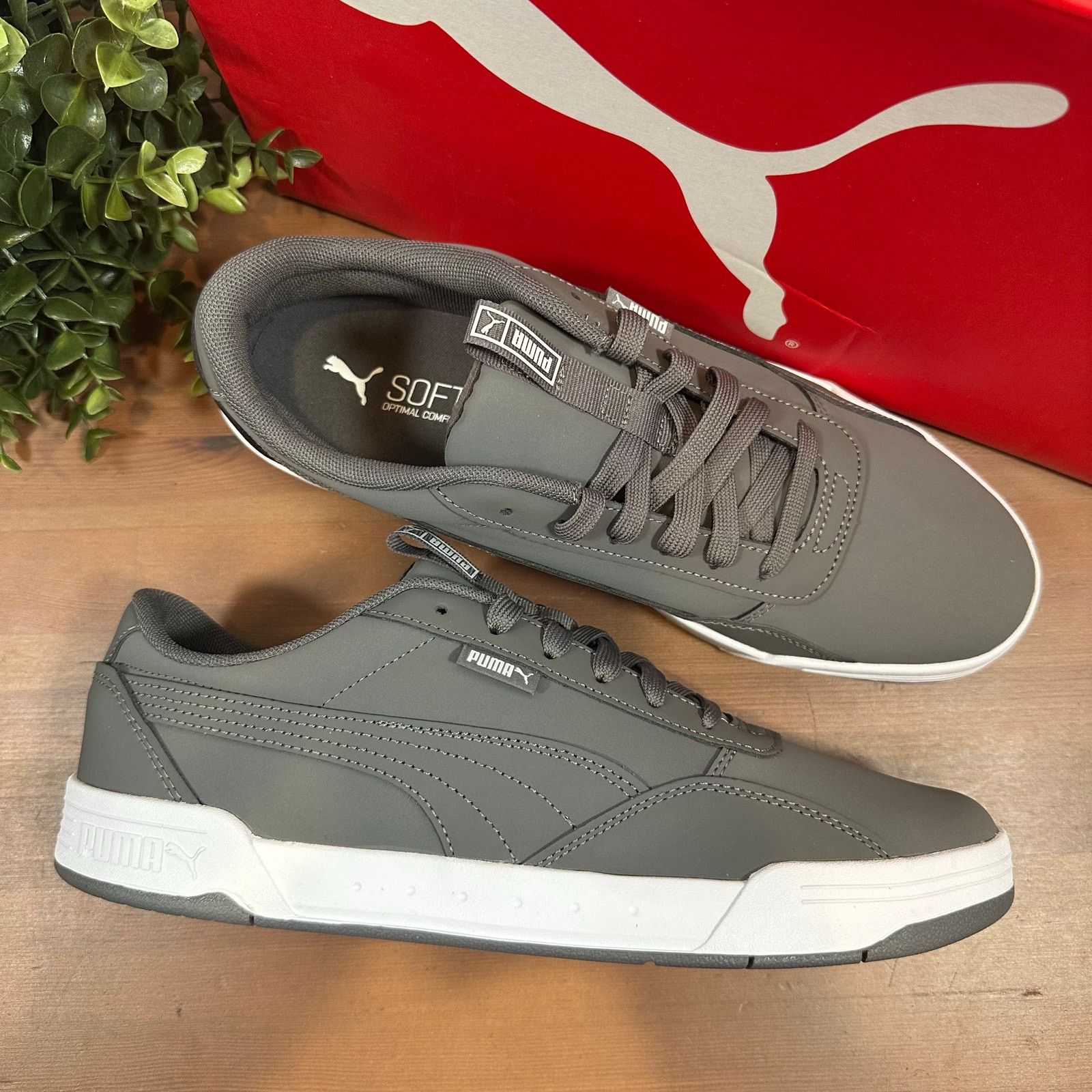 Puma Puma Skate C Buck Men's Grey Sneakers Size 13 Size US 13 / EU 46 - 2 Thumbnail