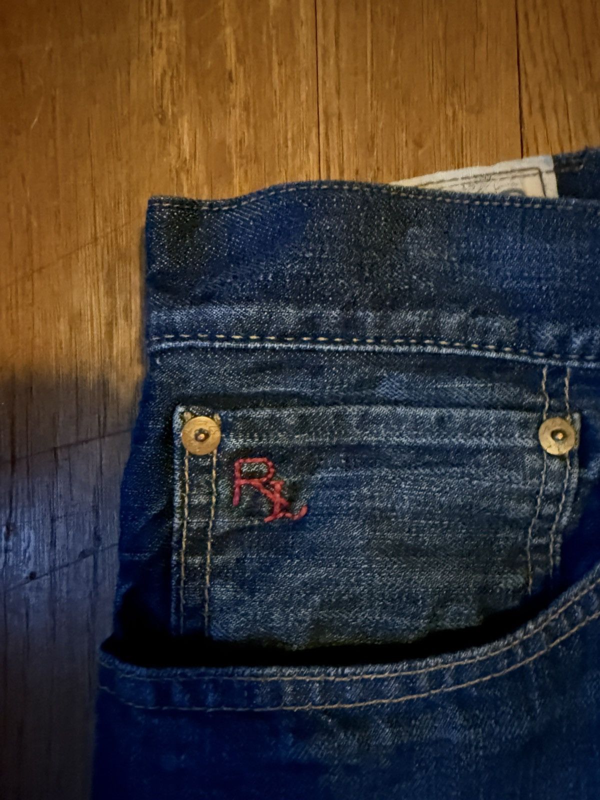 Polo Ralph Lauren Polo Ralph Lauren Hampton straight leg blue jeans Size US 34 / EU 50 - 5 Thumbnail
