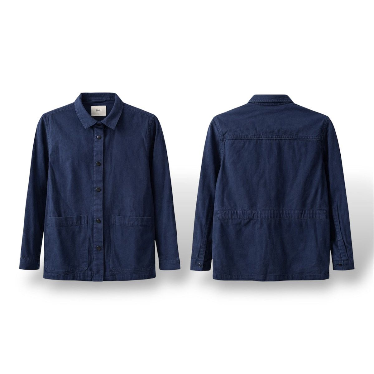 Folk FOLK DESIGN LINE COTTON NAVY BUTTON SHIRT SIZE S Size US S / EU 44-46 / 1 - 2 Thumbnail
