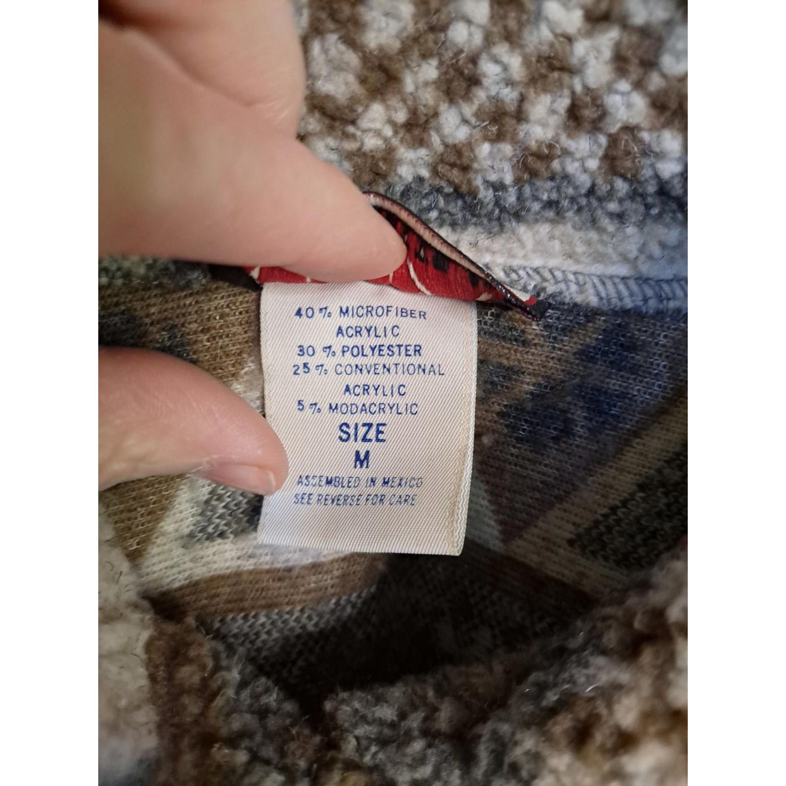 Other Vintage Cenza Fleece Button Up Tan Pattern Design Fleece Siz Size US M / EU 48-50 / 2 - 4 Thumbnail