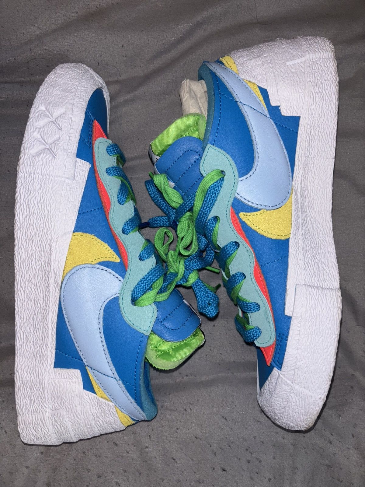 Kaws × Nike × Sacai Nike x Sacai x KAWS Blazer Low - Neptune Blue Size US 9 / EU 42 - 2 Thumbnail