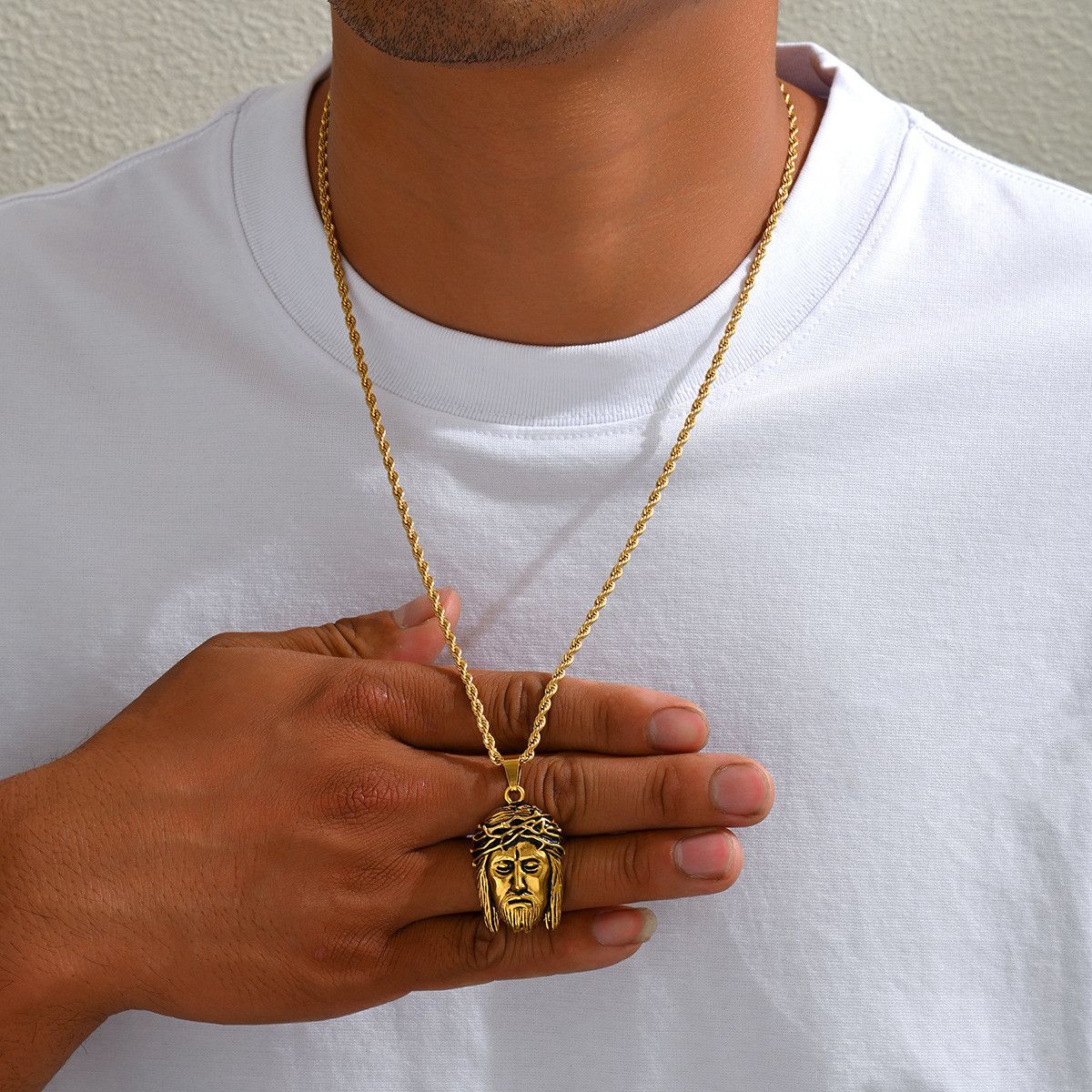 Japanese Brand Titanium Steel Face Chain Size ONE SIZE - 3 Thumbnail