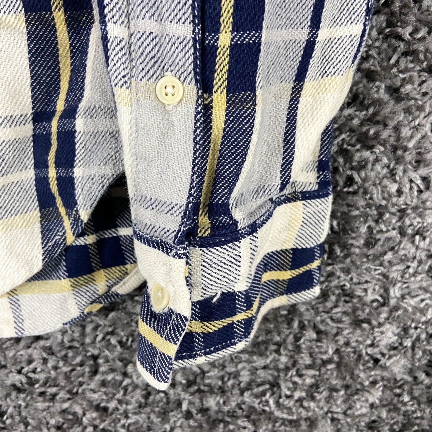 Lucky Brand Lucky Brand Multicolor Plaid Flannel Button-Up Shirt Womens Small California Size S / US 4 / IT 40 - 3 Thumbnail