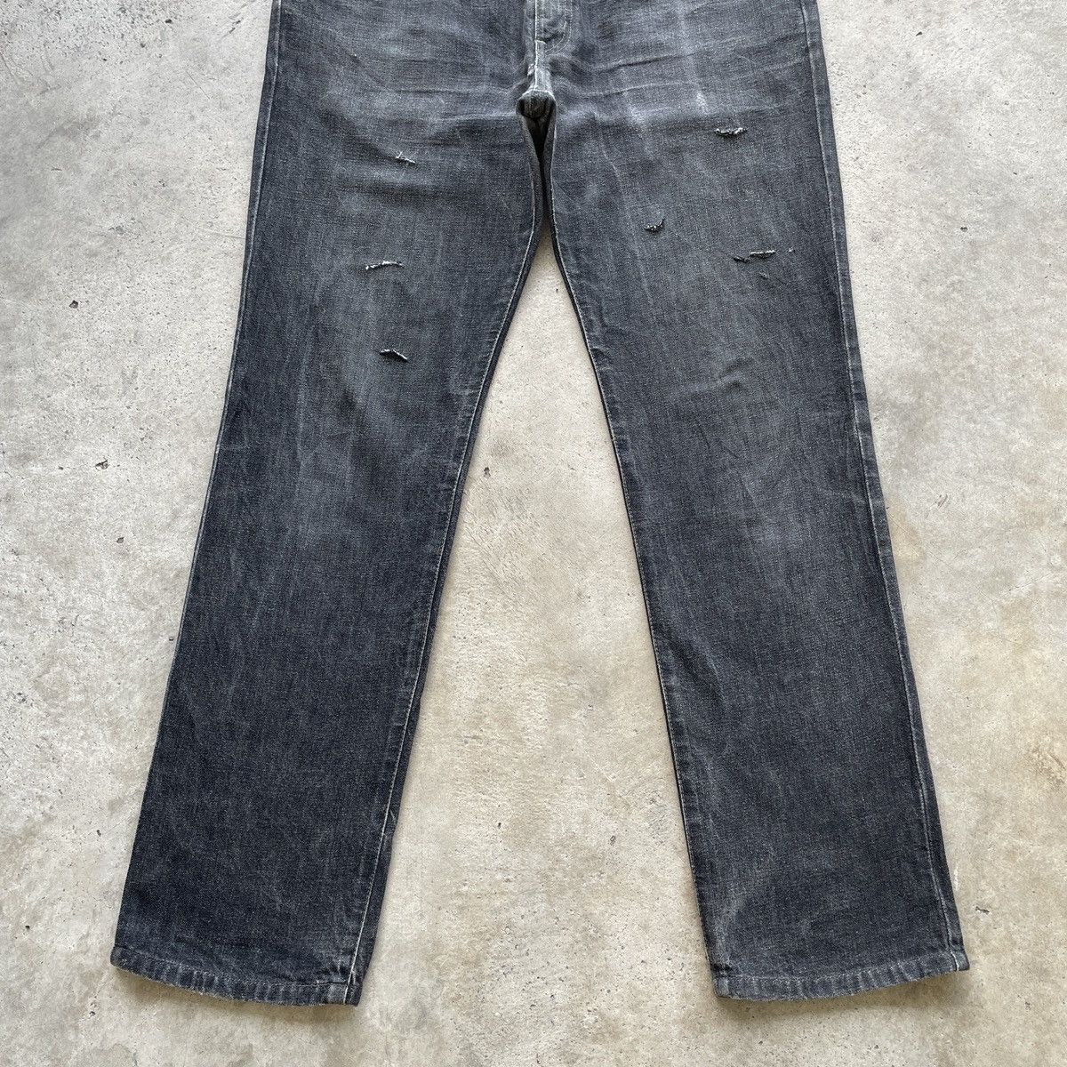 Edwin W36x32💥 Vintage Edwin Black Faded Jeans Denim Pants Size US 36 / EU 52 - 4 Thumbnail