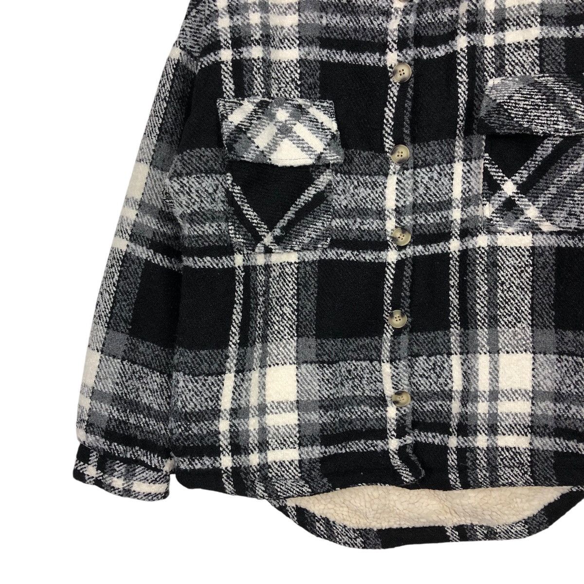 Flannel 📌Vintage Flannel Jacket Blanket Sherpa Private Pause Tartan Size US M / EU 48-50 / 2 - 5 Thumbnail