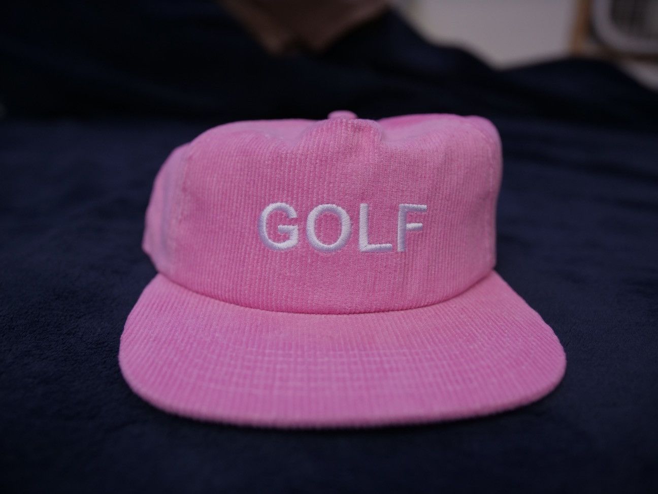 Golf Wang Corduroy Wolf Hat Pink Accessories