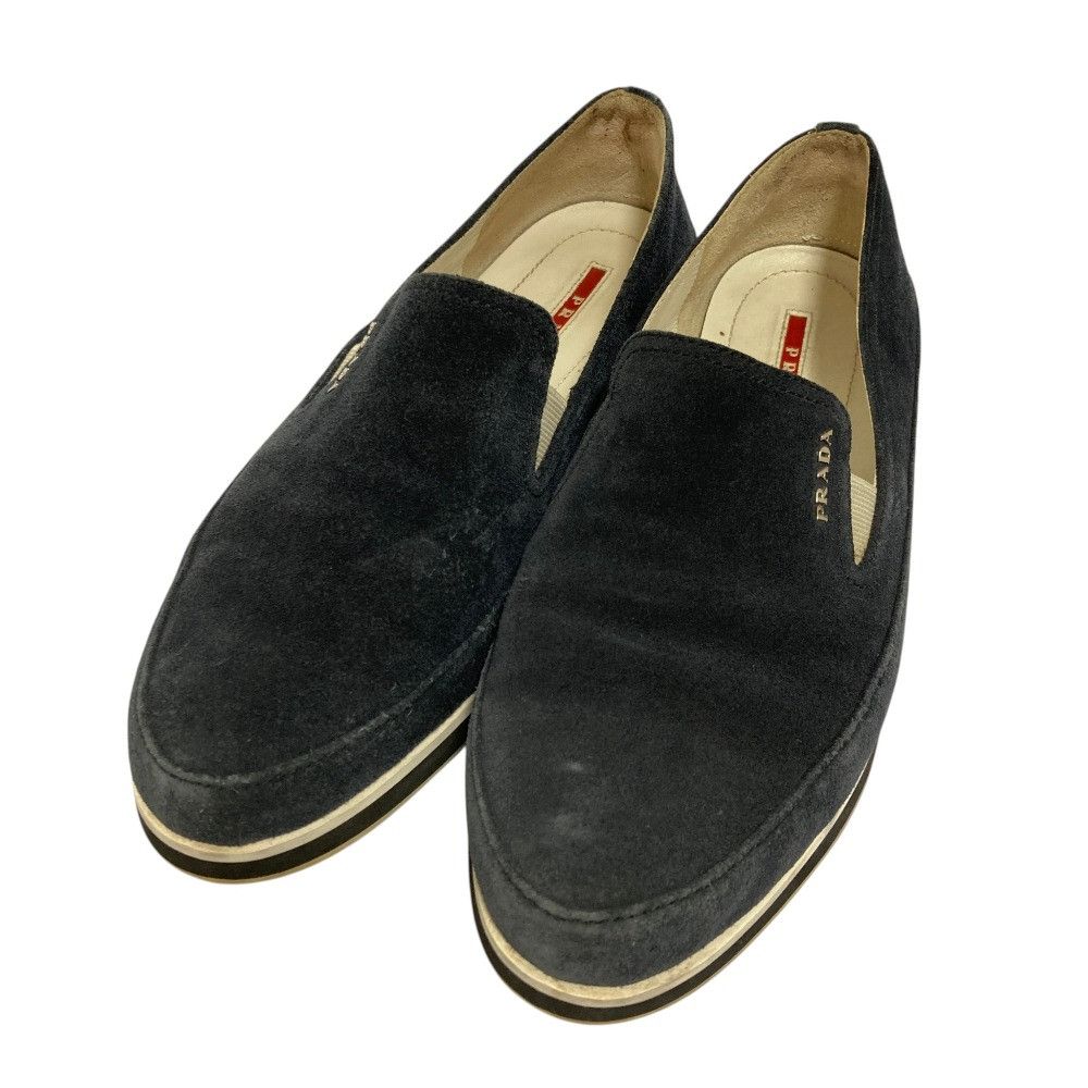 Prada Prada Prada Sports Suede Slip-on Sneaker Leather Shoes DUTY FREE for USA Size ONE SIZE - 1 Thumbnail