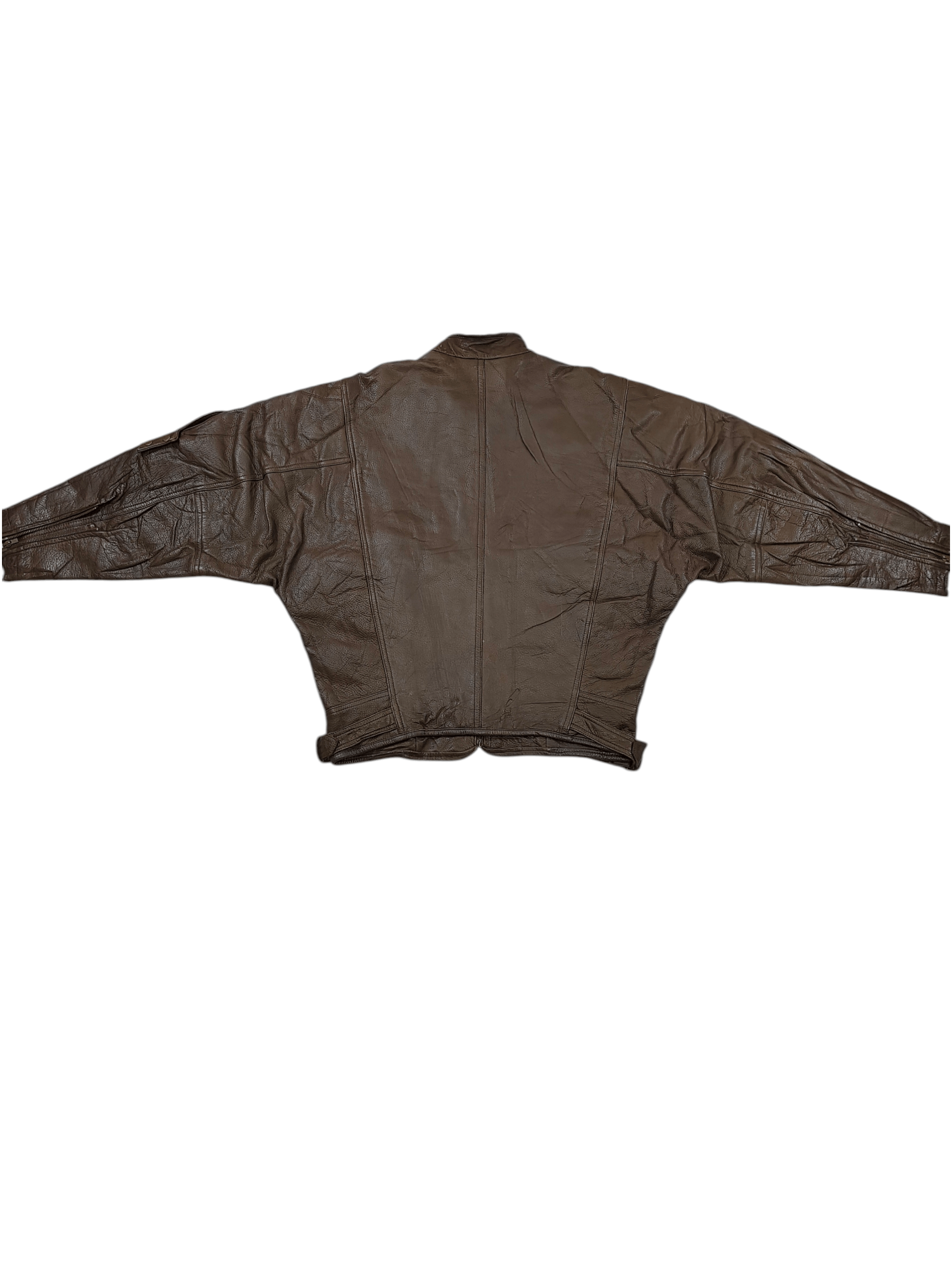 Issey Miyake ARCHIVE📕80s Issey Miyake DUETRIO Leather Flying Design Size US L / EU 52-54 / 3 - 9 Thumbnail