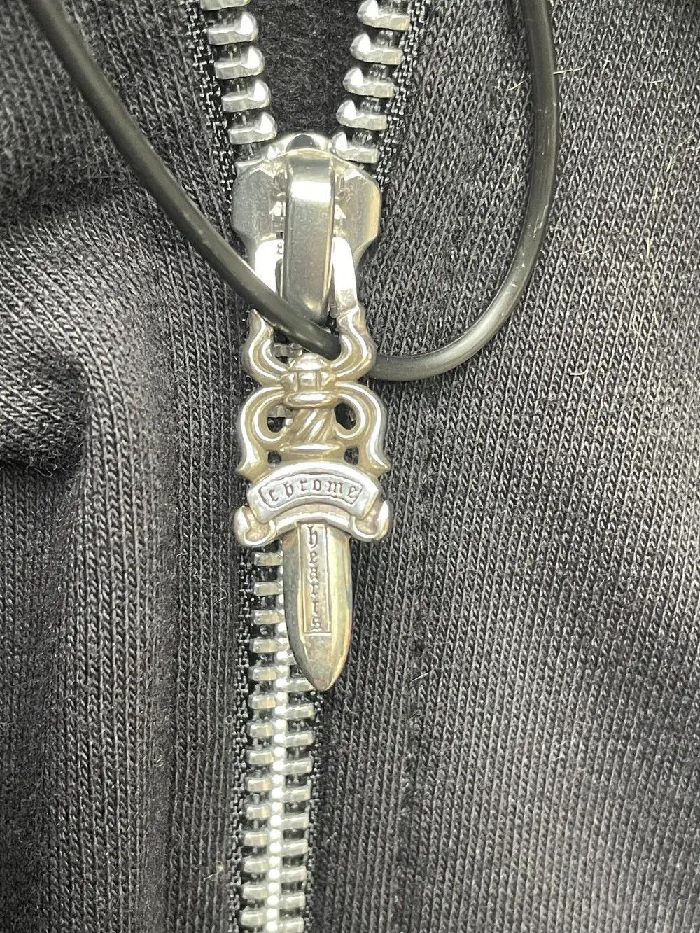 Chrome Hearts Chrome Hearts Multi-Color Cross Logo Black Zip Up Hoodie Size US L / EU 52-54 / 3 - 4 Thumbnail