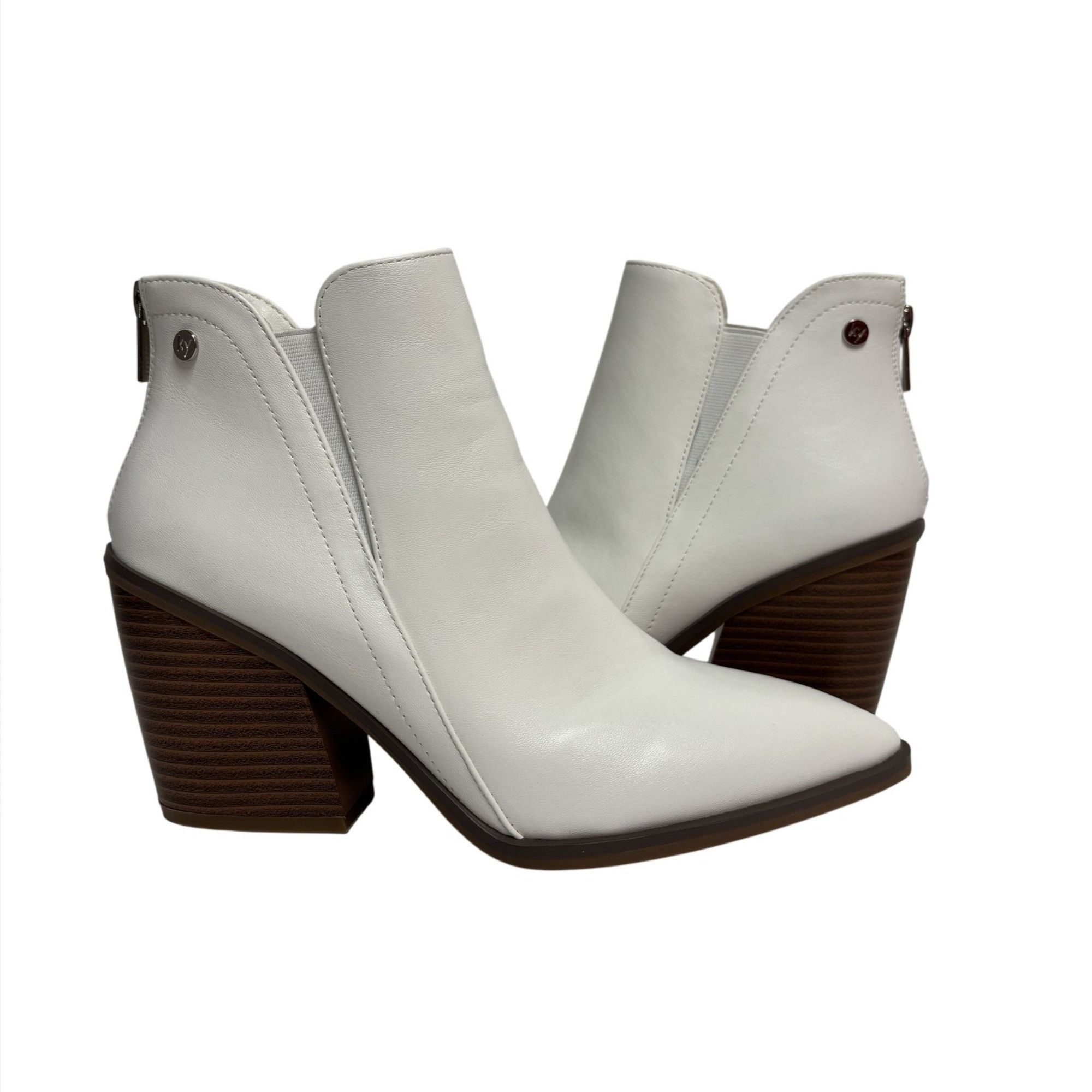 Other KAYLEEN / Cadi-55 / White / Leather / Ankle / Boots With Blo Size US 9 / IT 39 - 2 Thumbnail