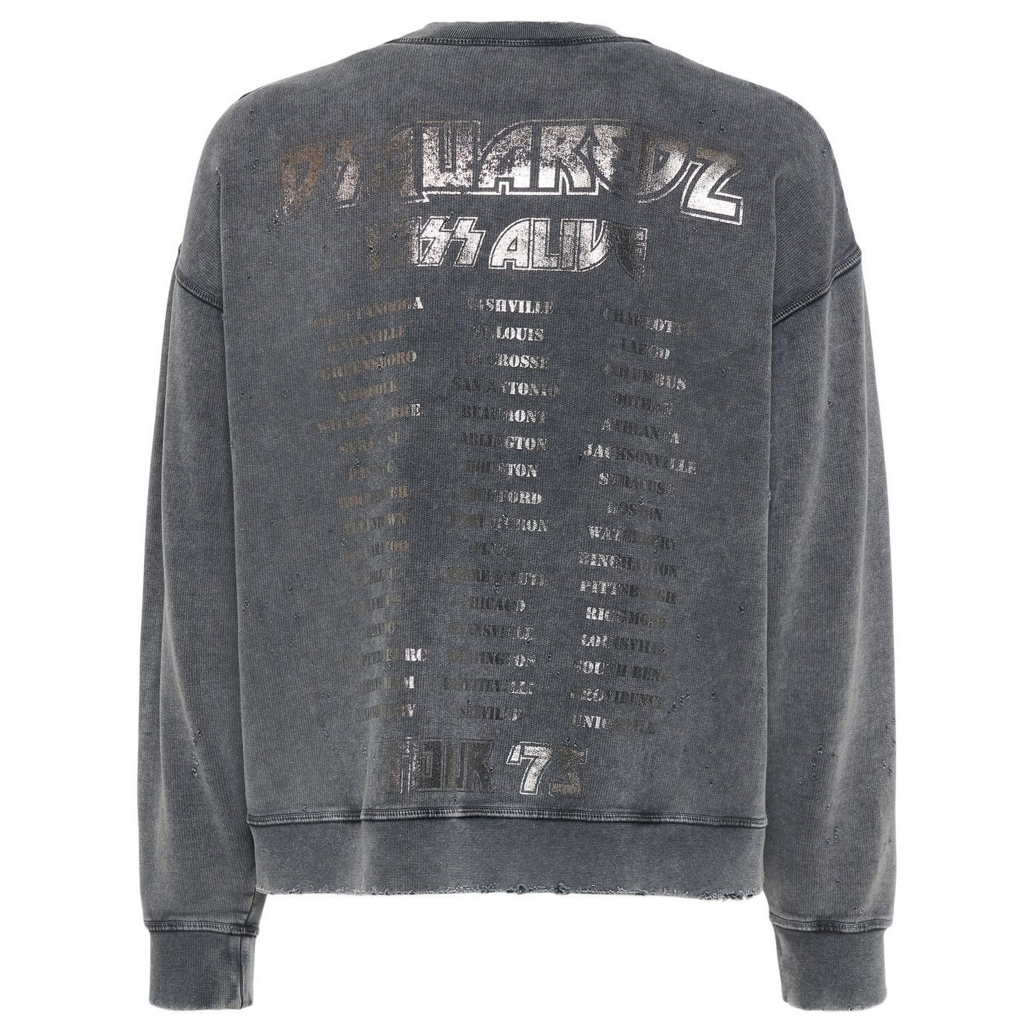 Dsquared2 DSQUARED2 Gray Sweatshirt New & Authentic (Men's size:M;) Size US M / EU 48-50 / 2 - 2 Thumbnail